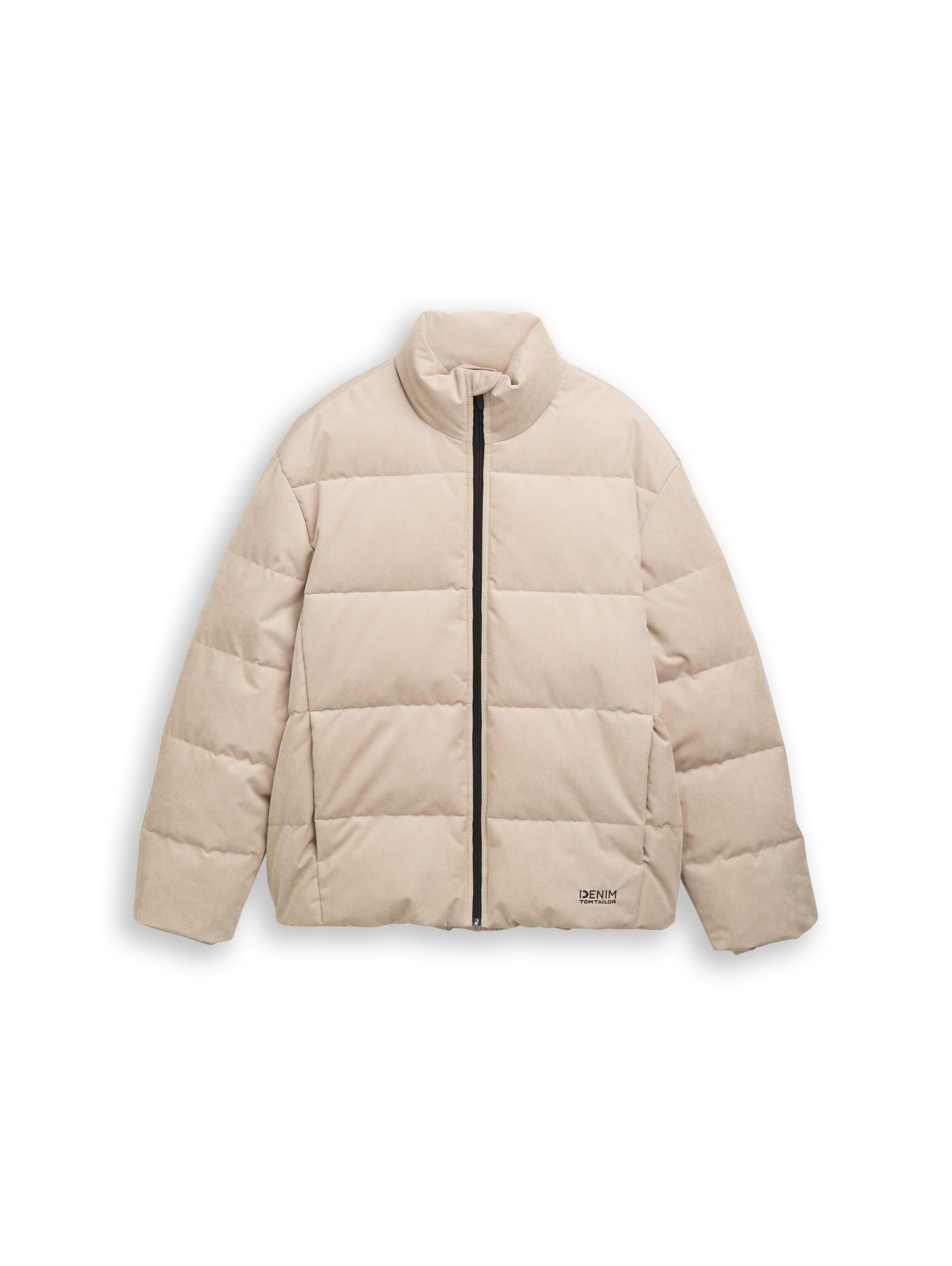 TOM TAILOR Denim Steppjacke, mit Logo Print