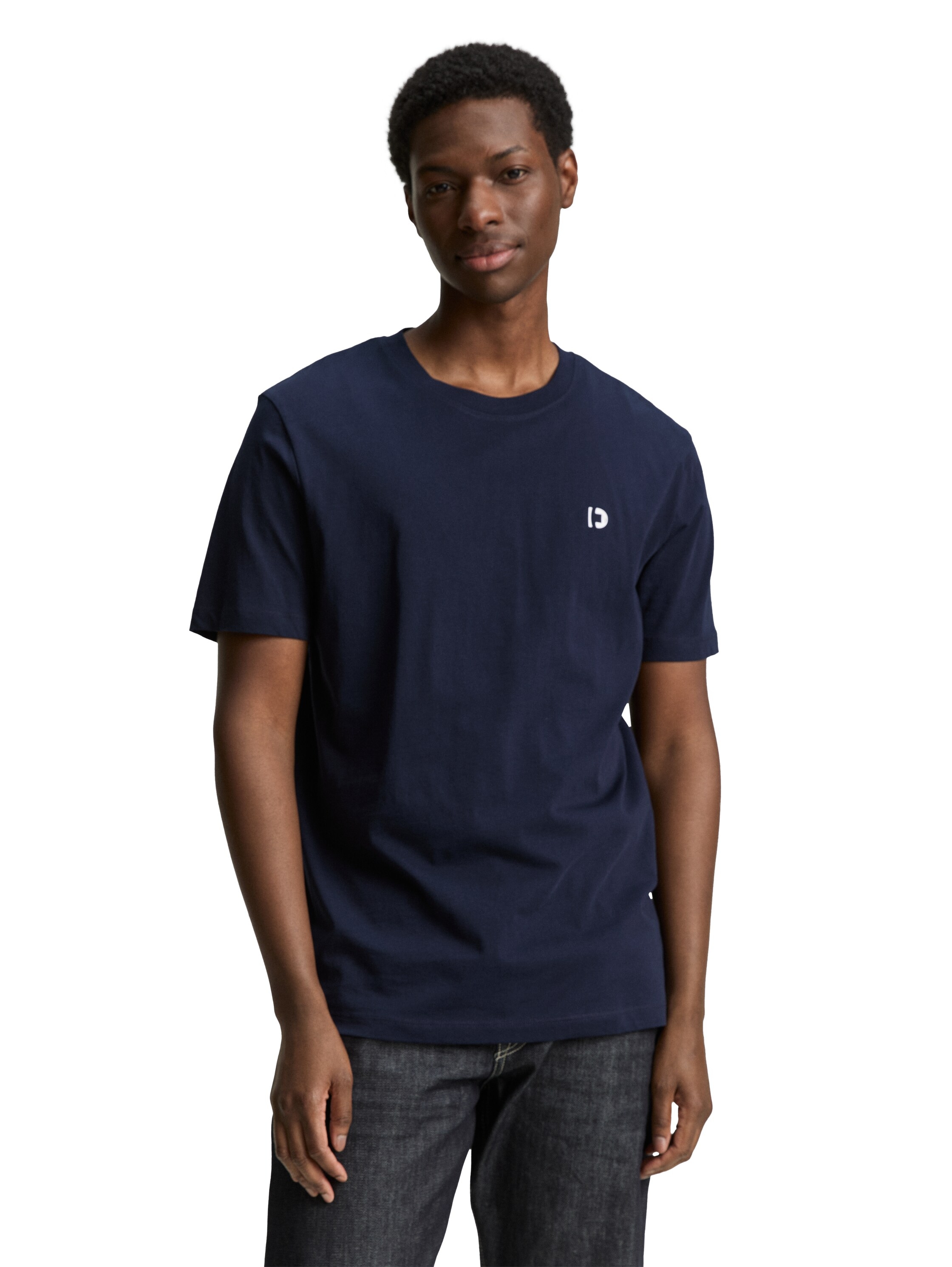TOM TAILOR Denim T-Shirt, (Packung, 3 tlg.), mit Logo Print