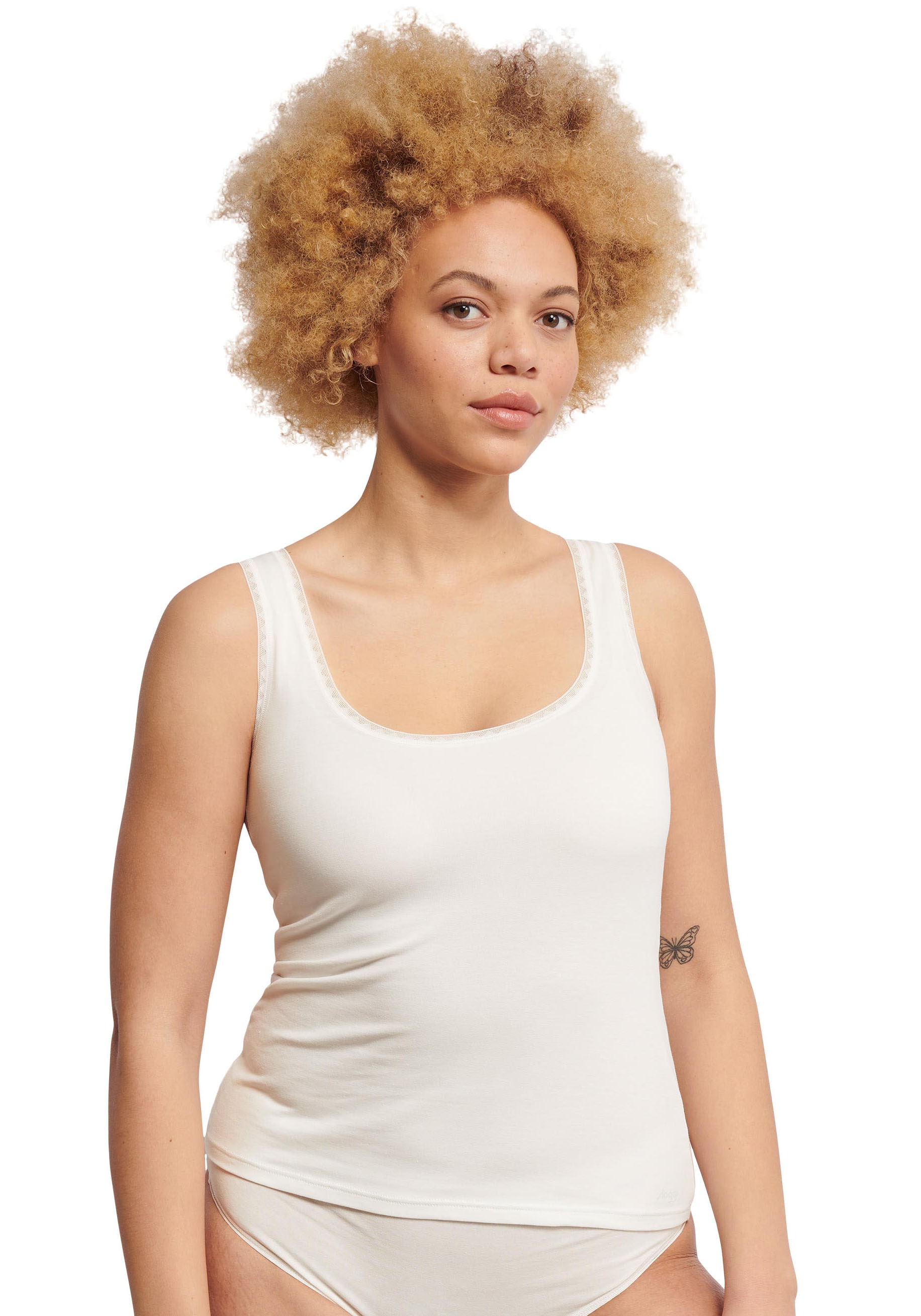 sloggi Achseltop »GO Tank Top C2P«, (Packung, 2 St.), aus Biobaumwolle