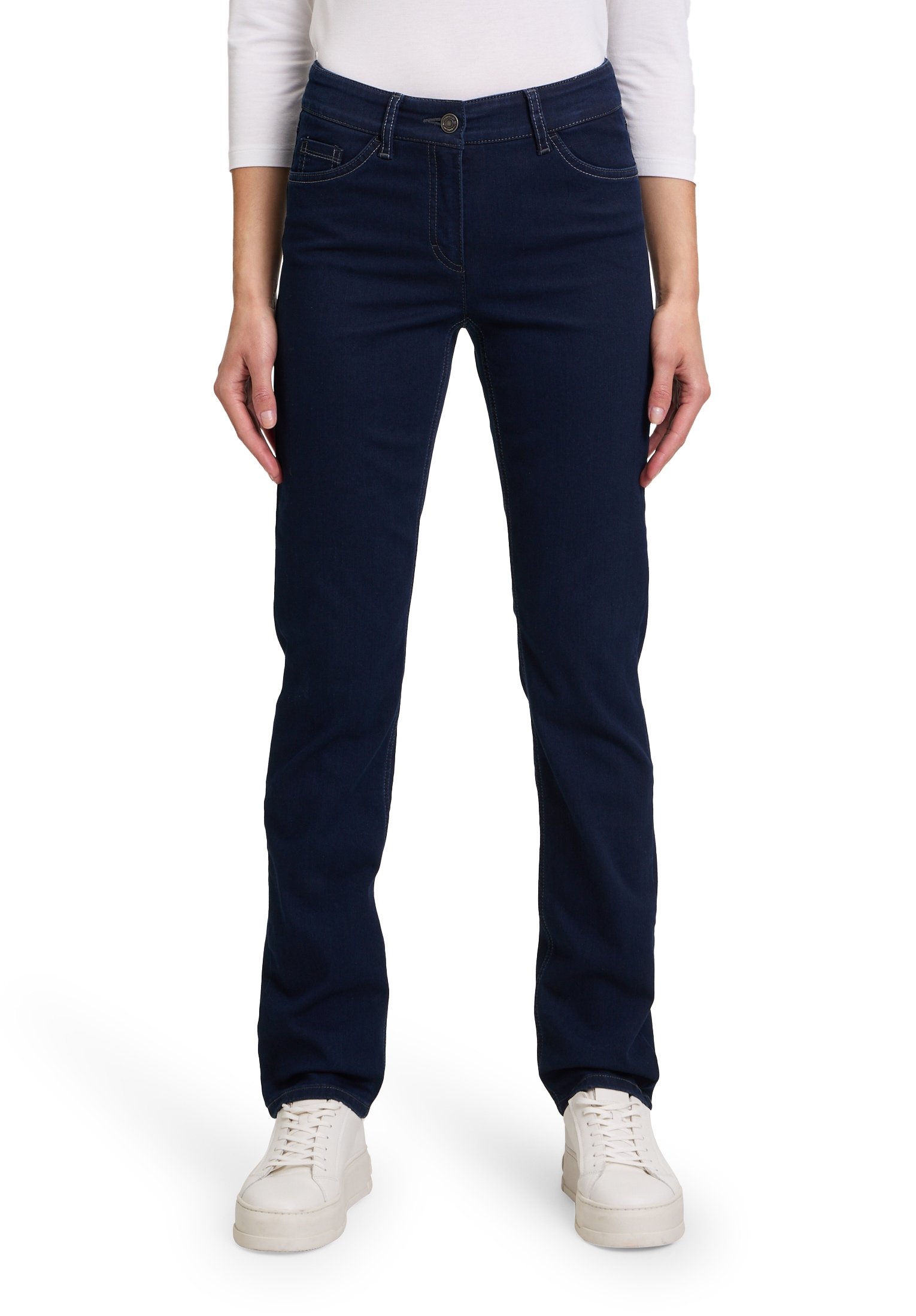 Slim-fit-Jeans »Betty Barclay Basic-Jeans mit aufgesetzten Taschen«