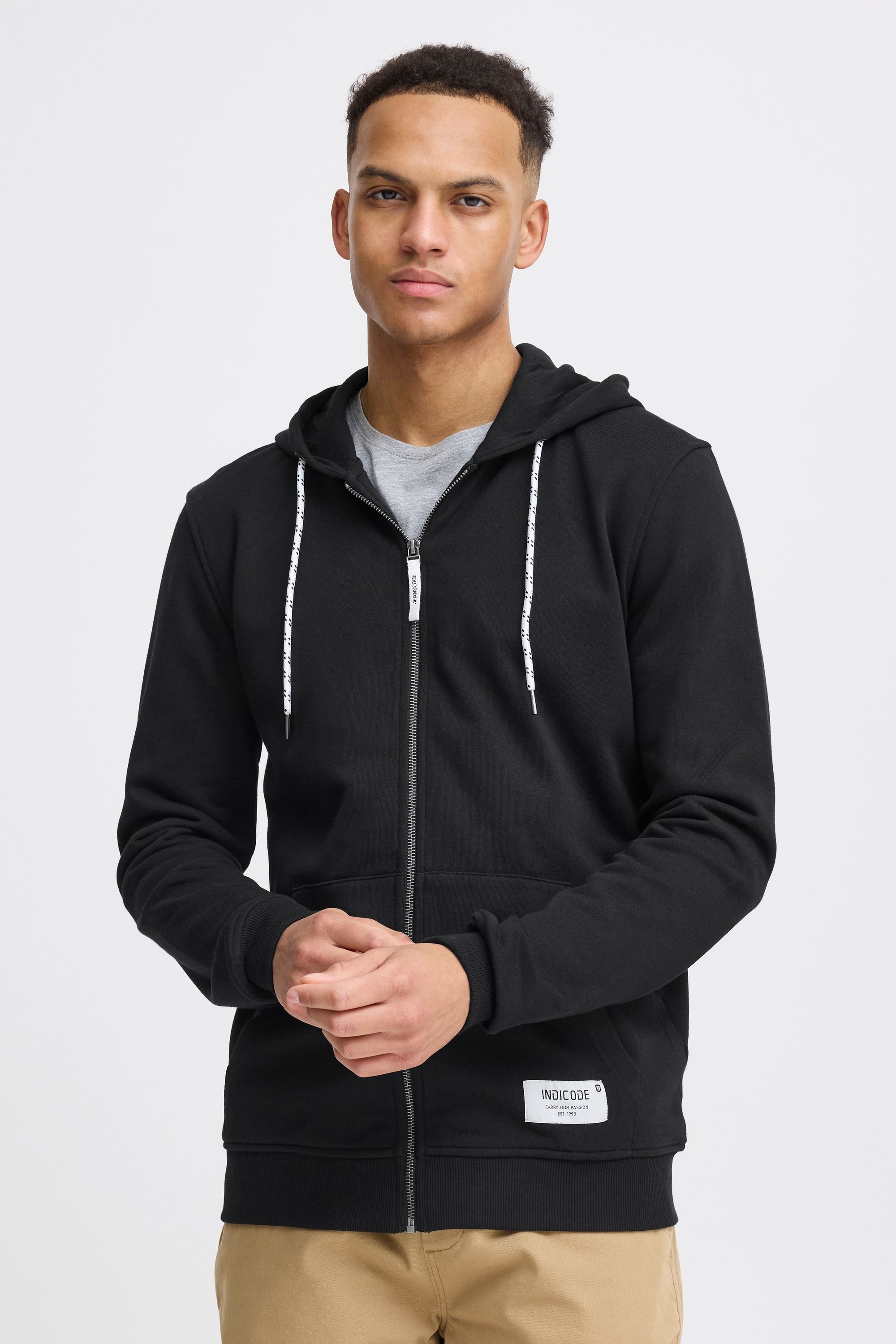 Indicode Strickpullover »Kapuzenfleecejacke IDPlayno«