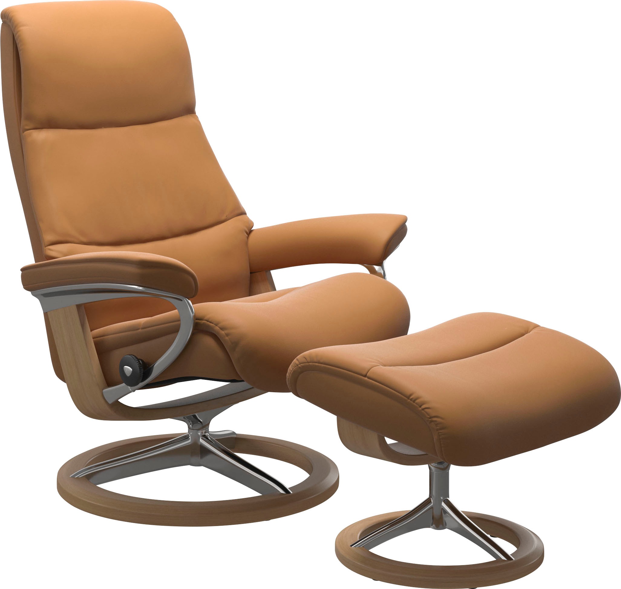 Stressless Relaxsessel "View", (Set, Relaxsessel mit Hocker), mit Signature günstig online kaufen