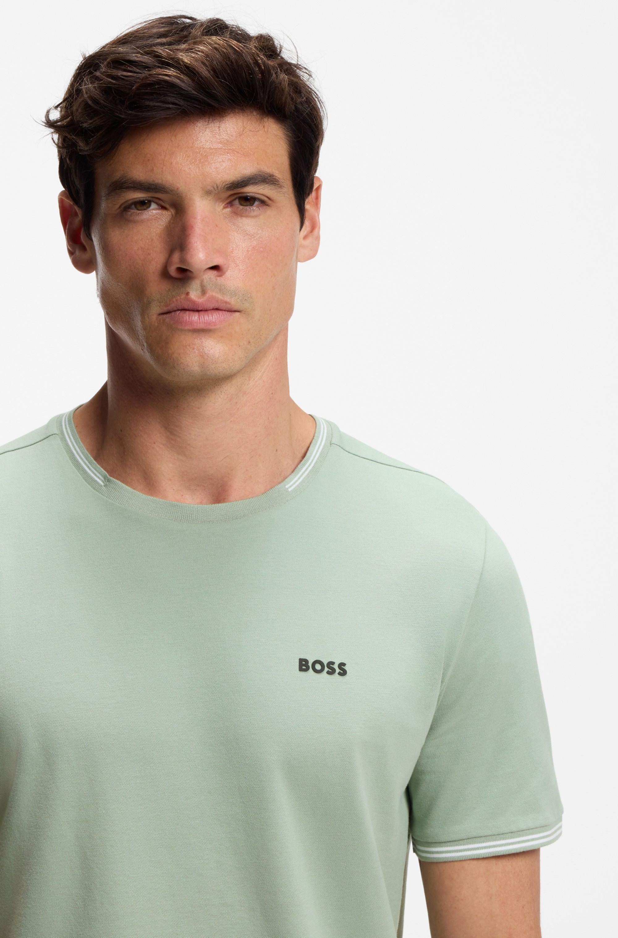 BOSS GREEN T-Shirt "Taul" aus softem Stretch-Baumwoll-Piqué, Regular Fit günstig online kaufen