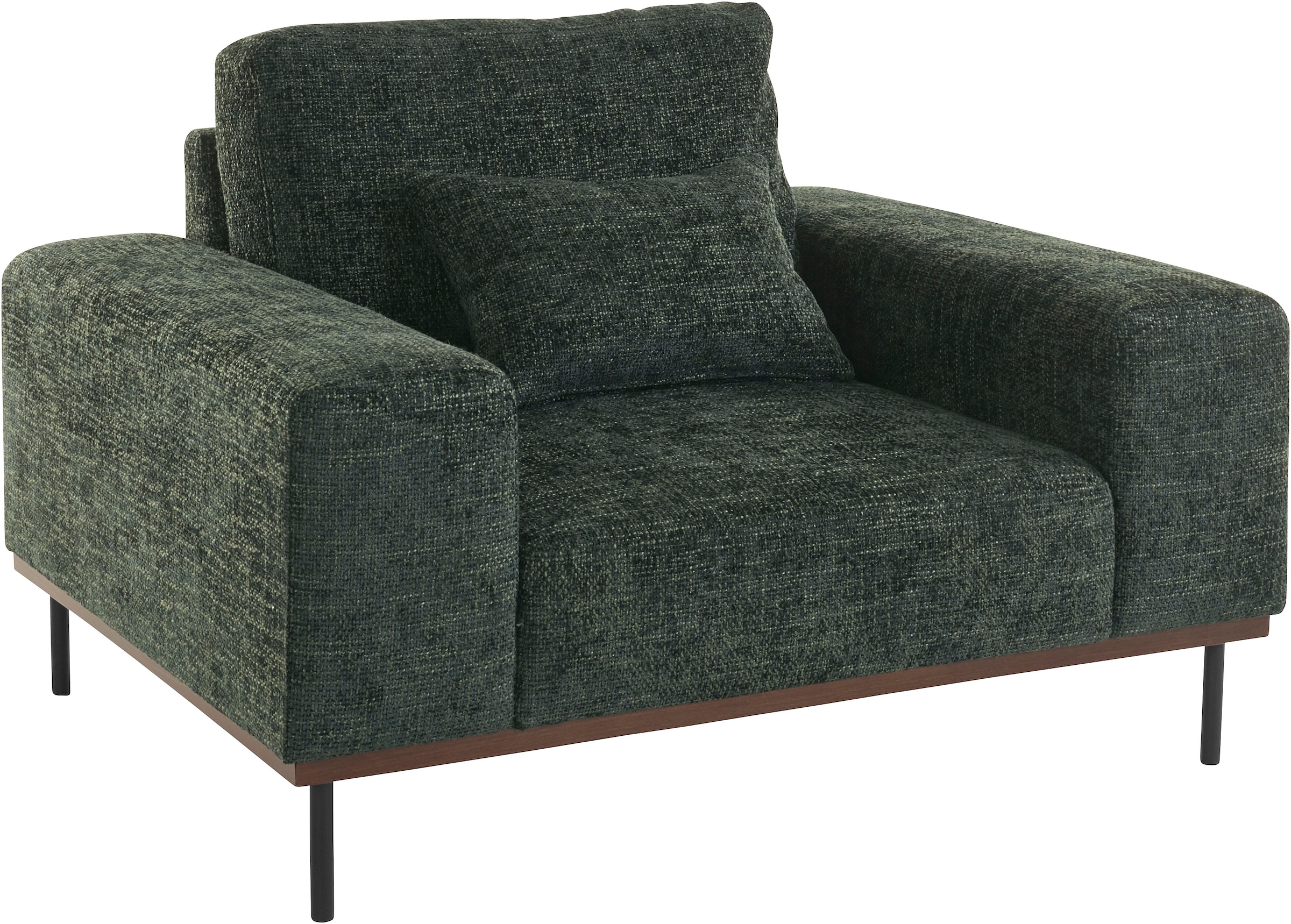 andas Loveseat »Mikael Sessel«, gebeizter Holzrahmen; passend zur Serie 'Mikael', incl. Zierkissen