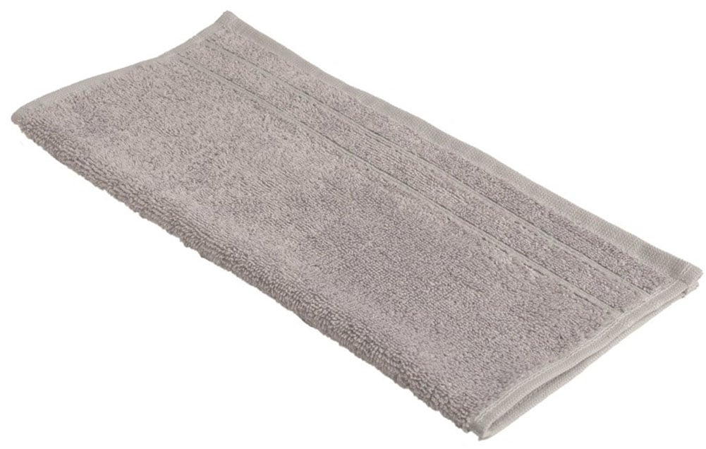 Seiftuch WEWO FASHION, B:30cm L:30cm, grau, Frottee, Waschlappen, "9518S", saugstark