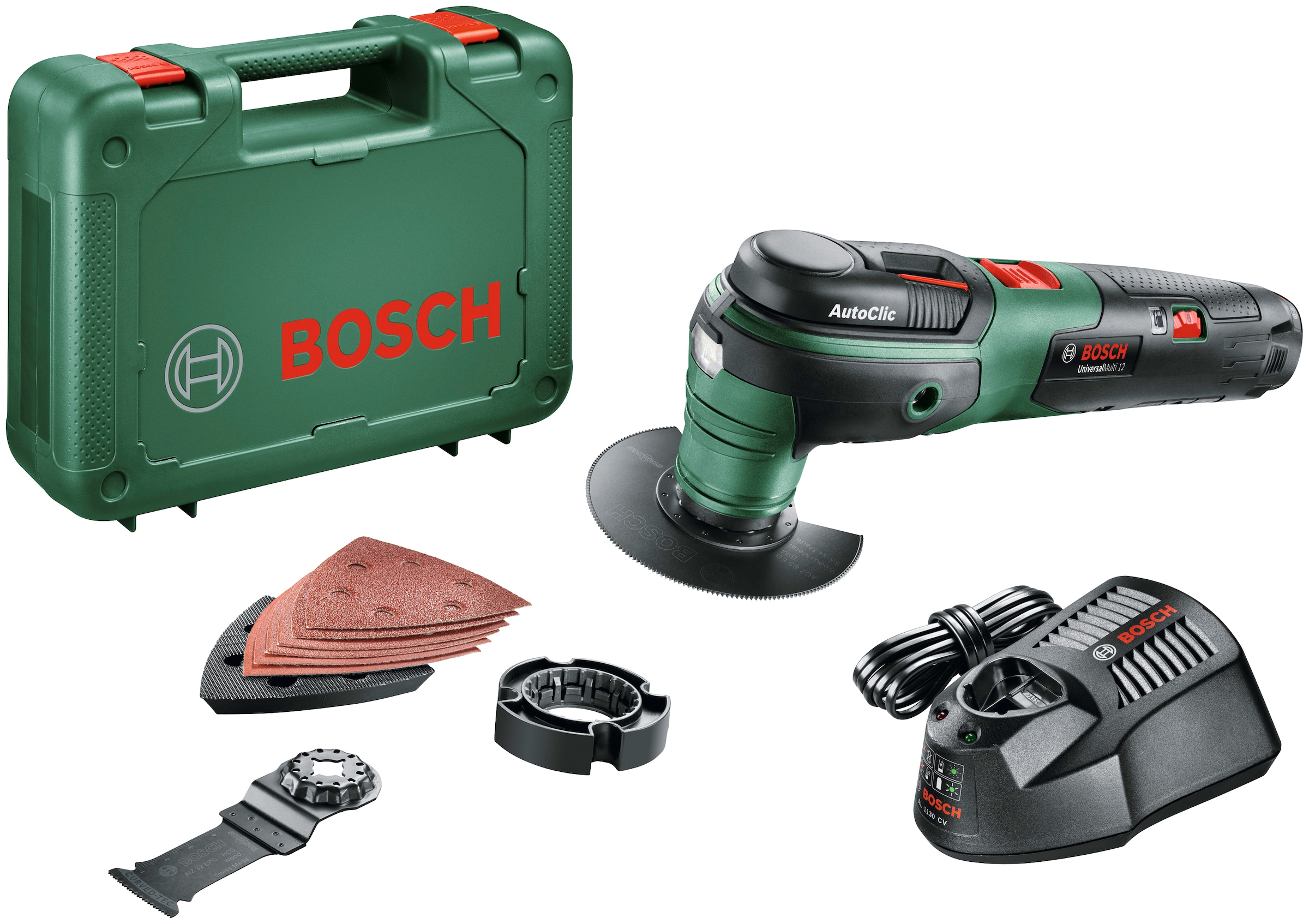 Bosch Home & Garden Akku-Multifunktionswerkzeug "UniversalMulti 12", (Set), 12 V, mit Akku und Ladegerät