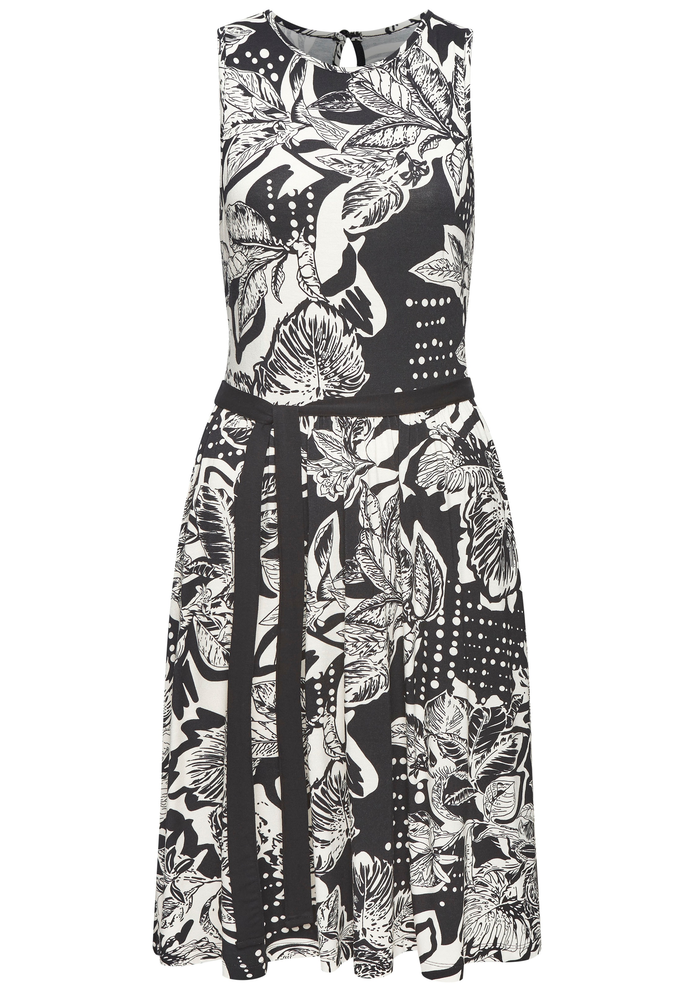 Vivance Jerseykleid, mit Bindeband, Sommerkleid, casual günstig online kaufen