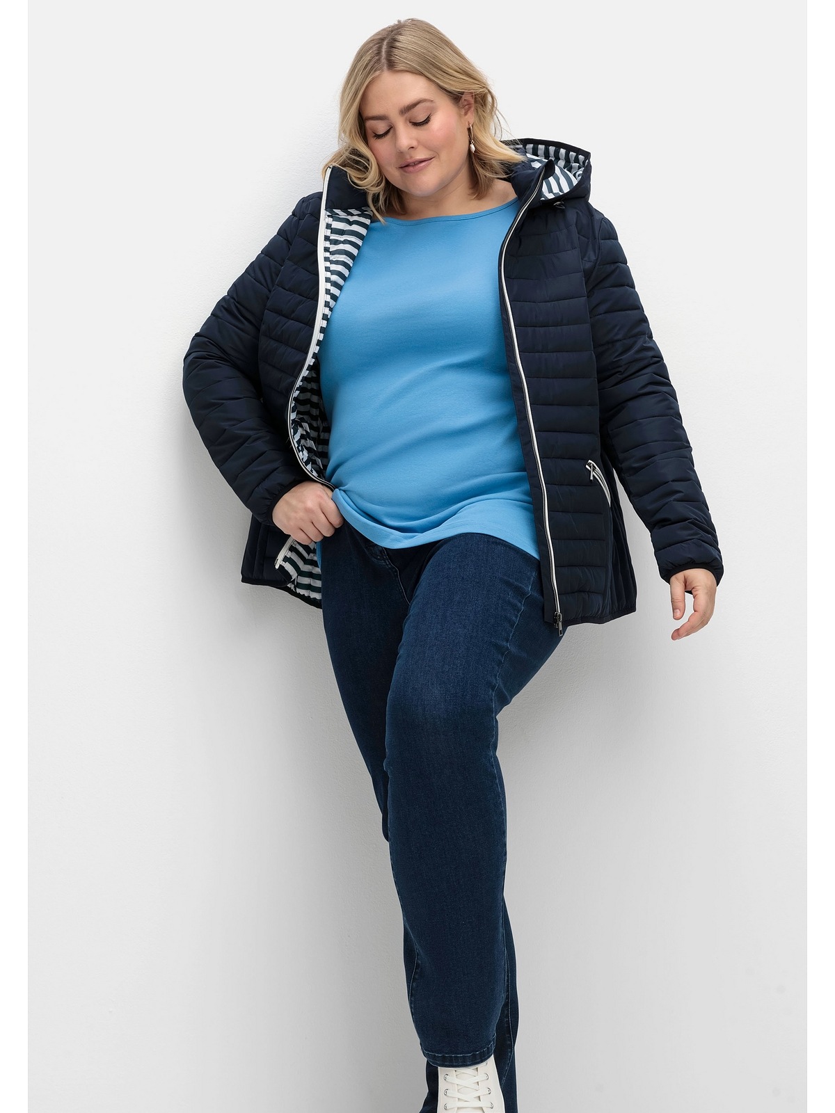 Sheego Gerade Jeans »Große Größen«, mit REPREVE® recycled Polyesterfasern