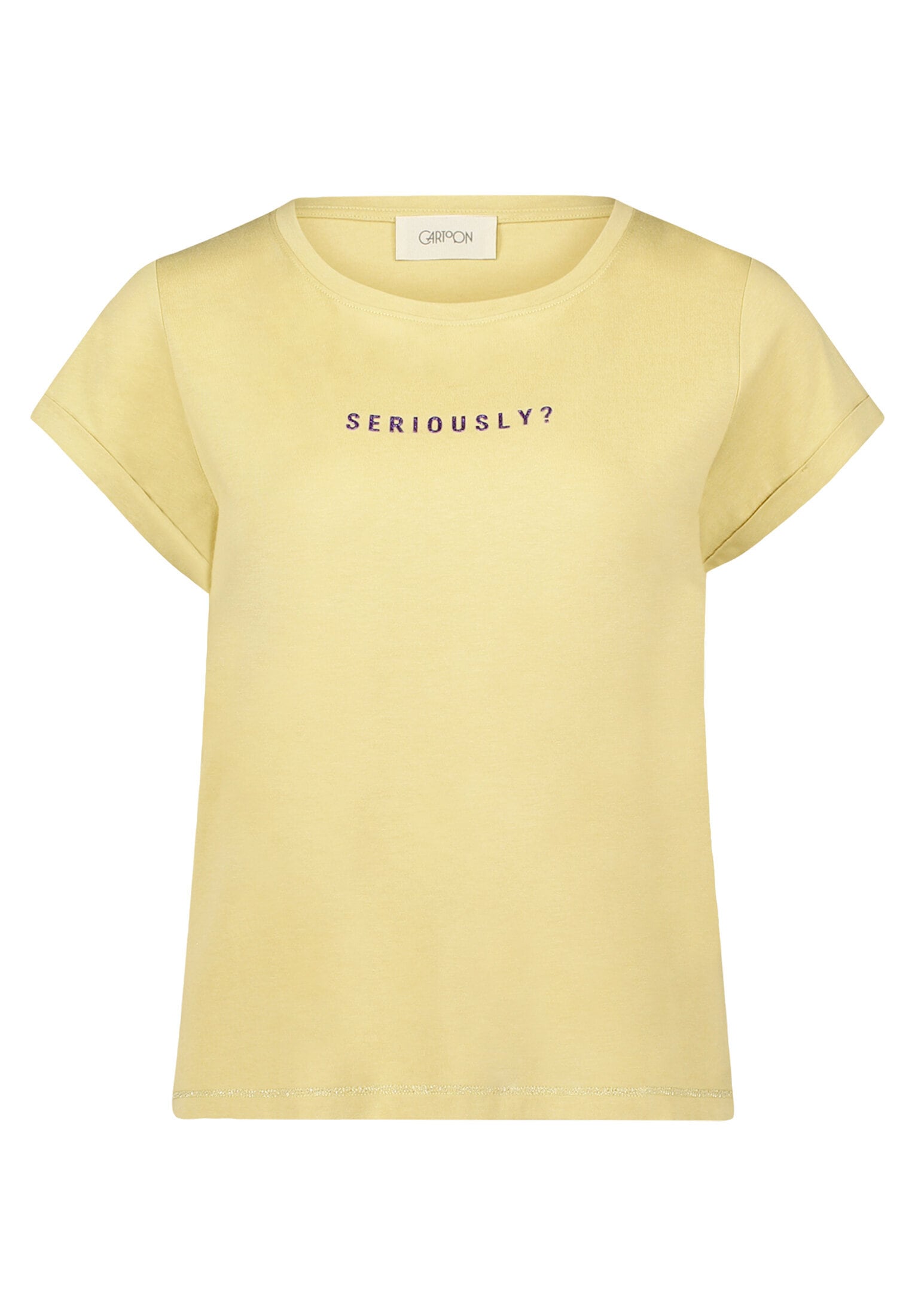 Cartoon Kurzarmshirt »Damen mit Rundhalsausschnitt« 1 Stk. Placement
