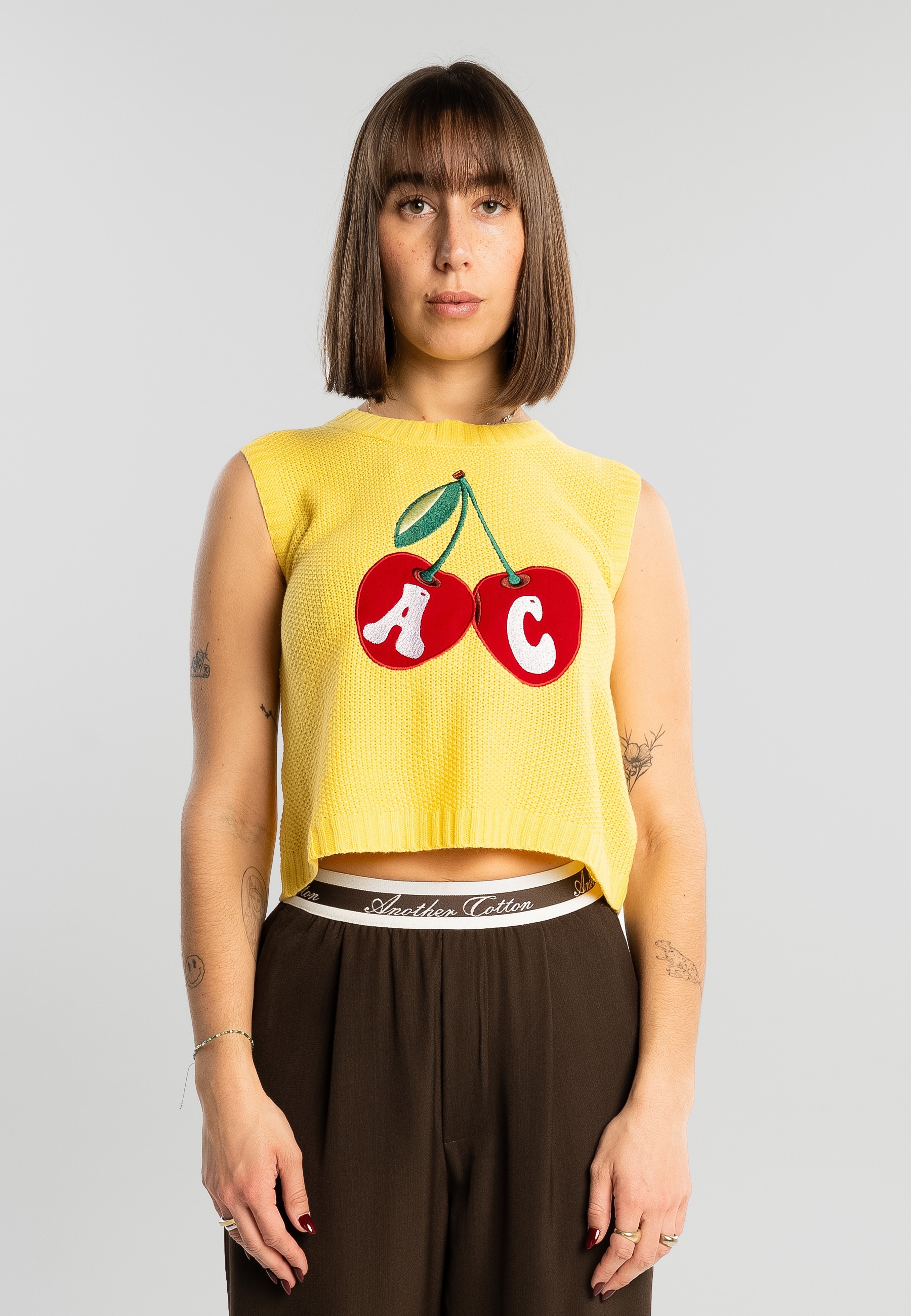 Another Cotton Lab Strickweste »Another Cotton Lab Cherry WMN Knit Vest«