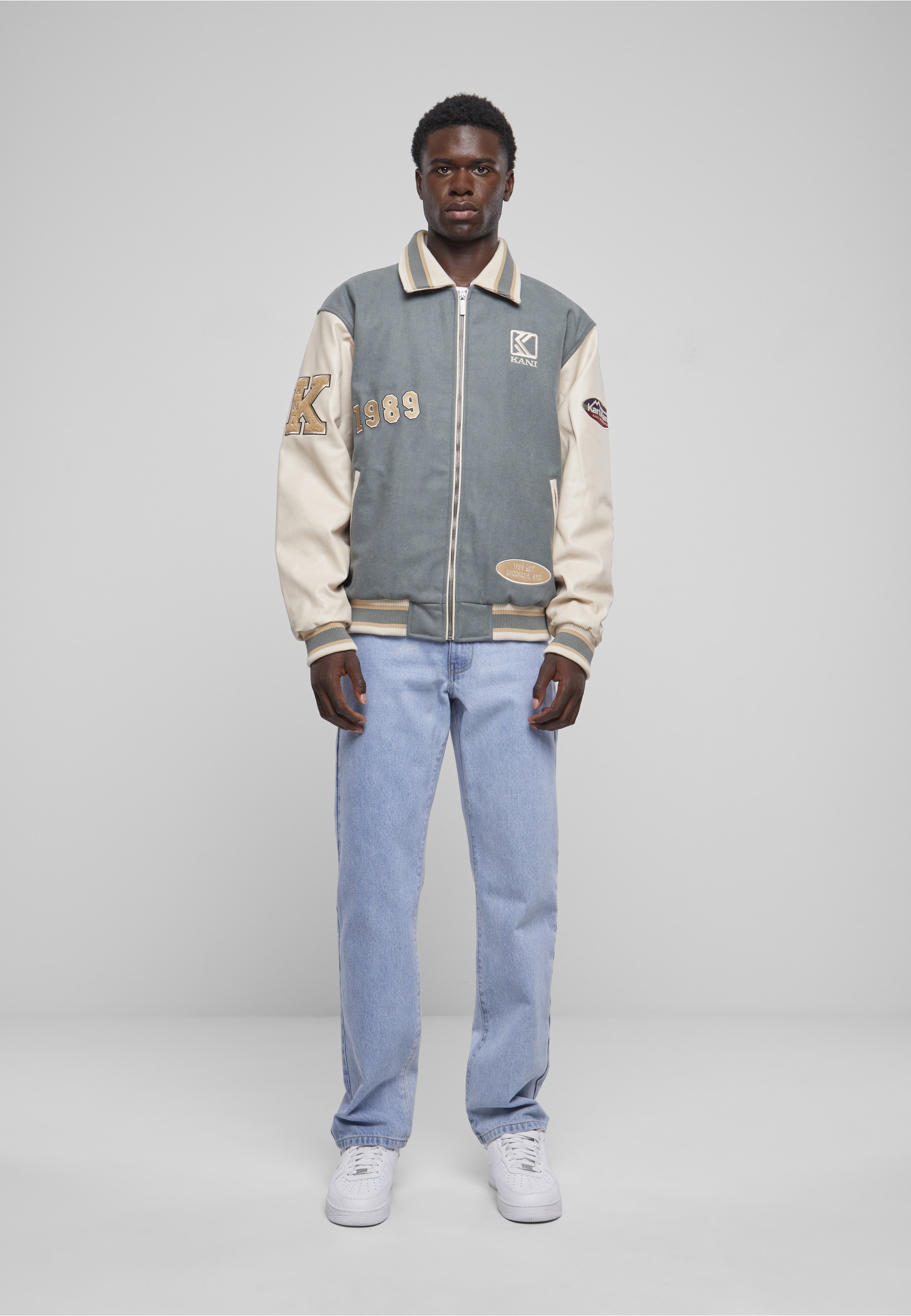 Karl Kani Collegejacke »Karl Kani Herren KM233-022-1 KK Og Block College Jacket« 1 Stk. tlg. ohne Kapuze