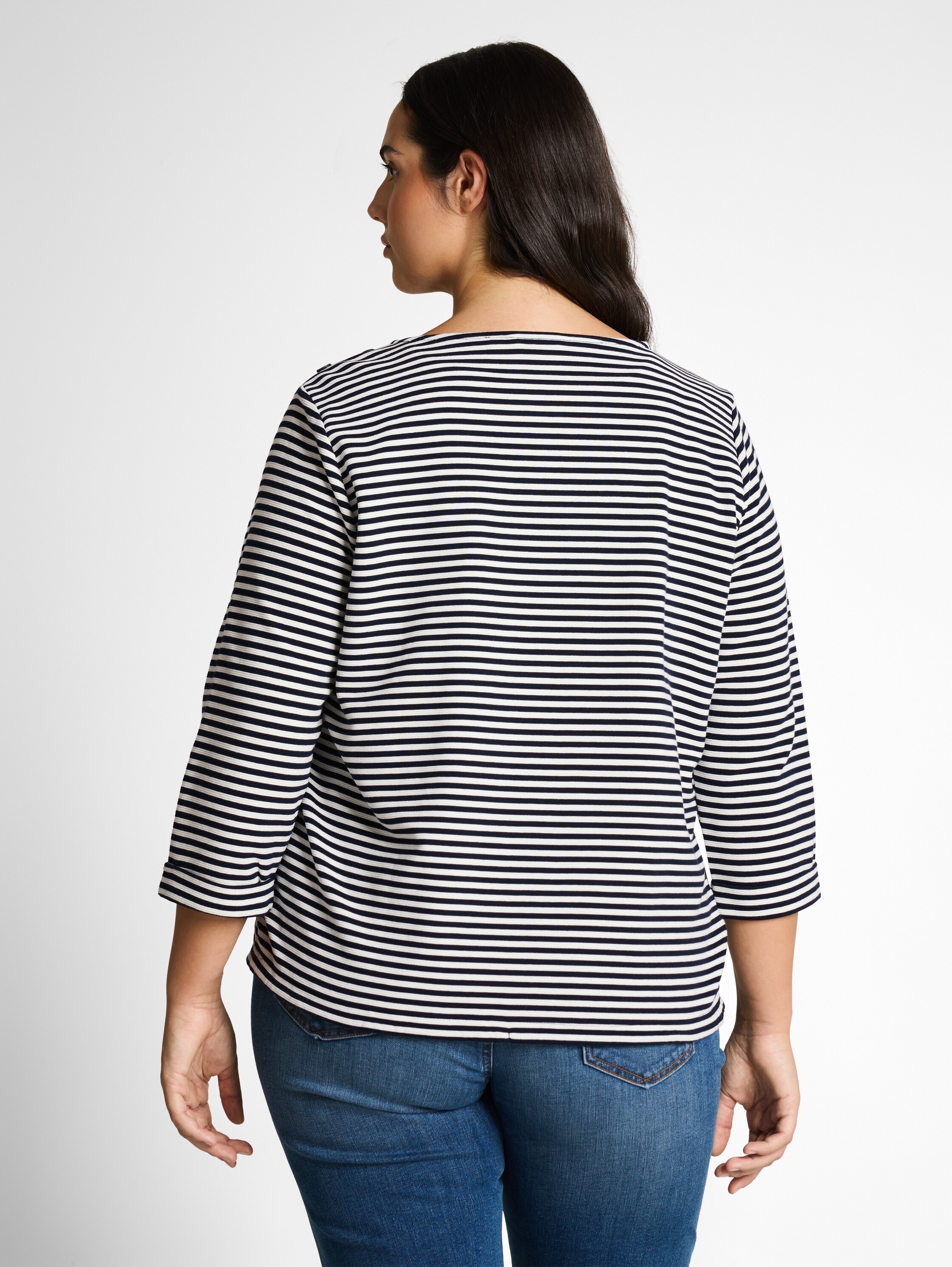 TOM TAILOR PLUS T-Shirt mit Streifen Muster