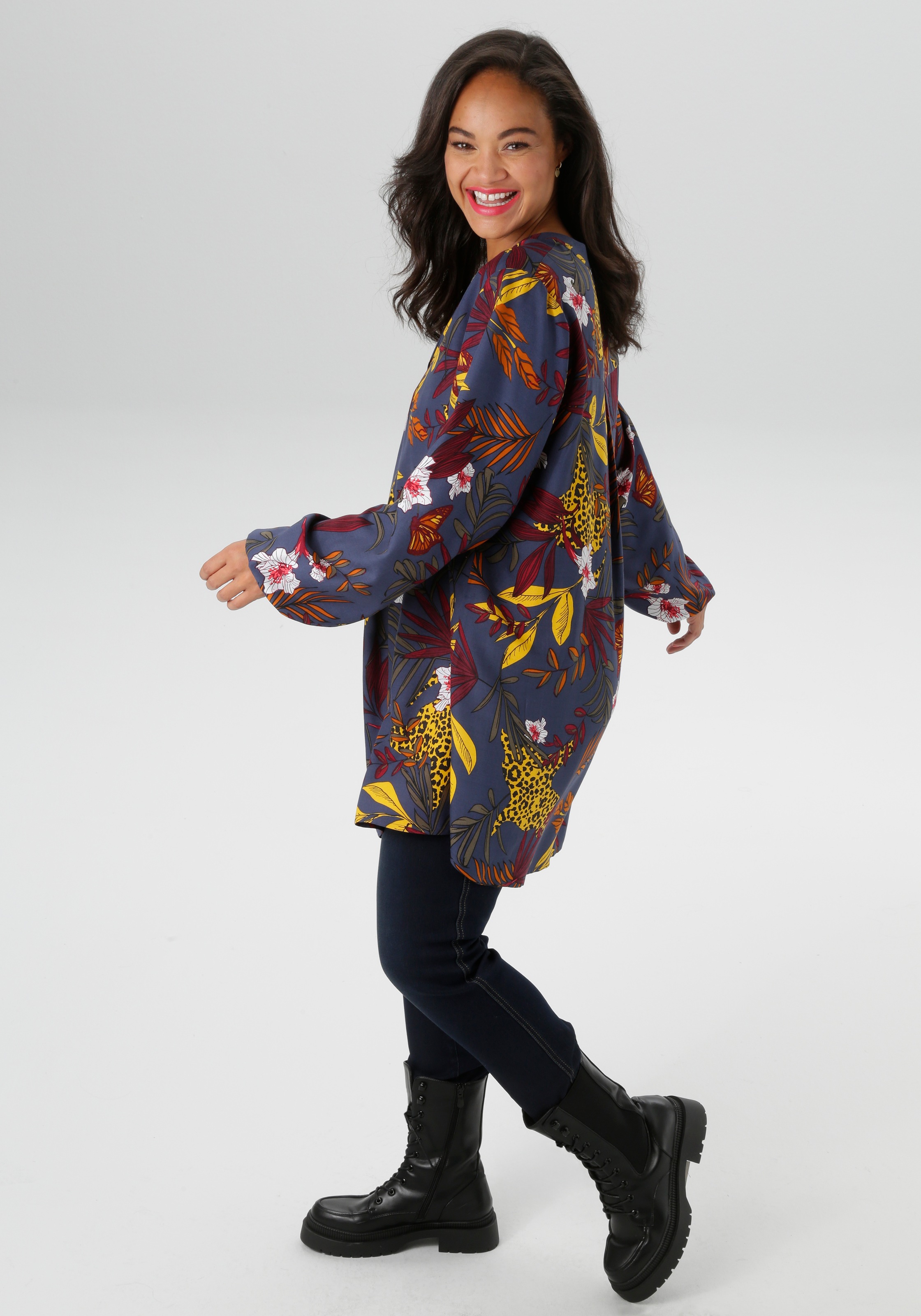 Aniston PLUS Schlupfbluse aus weich fallender Viskose günstig online kaufen