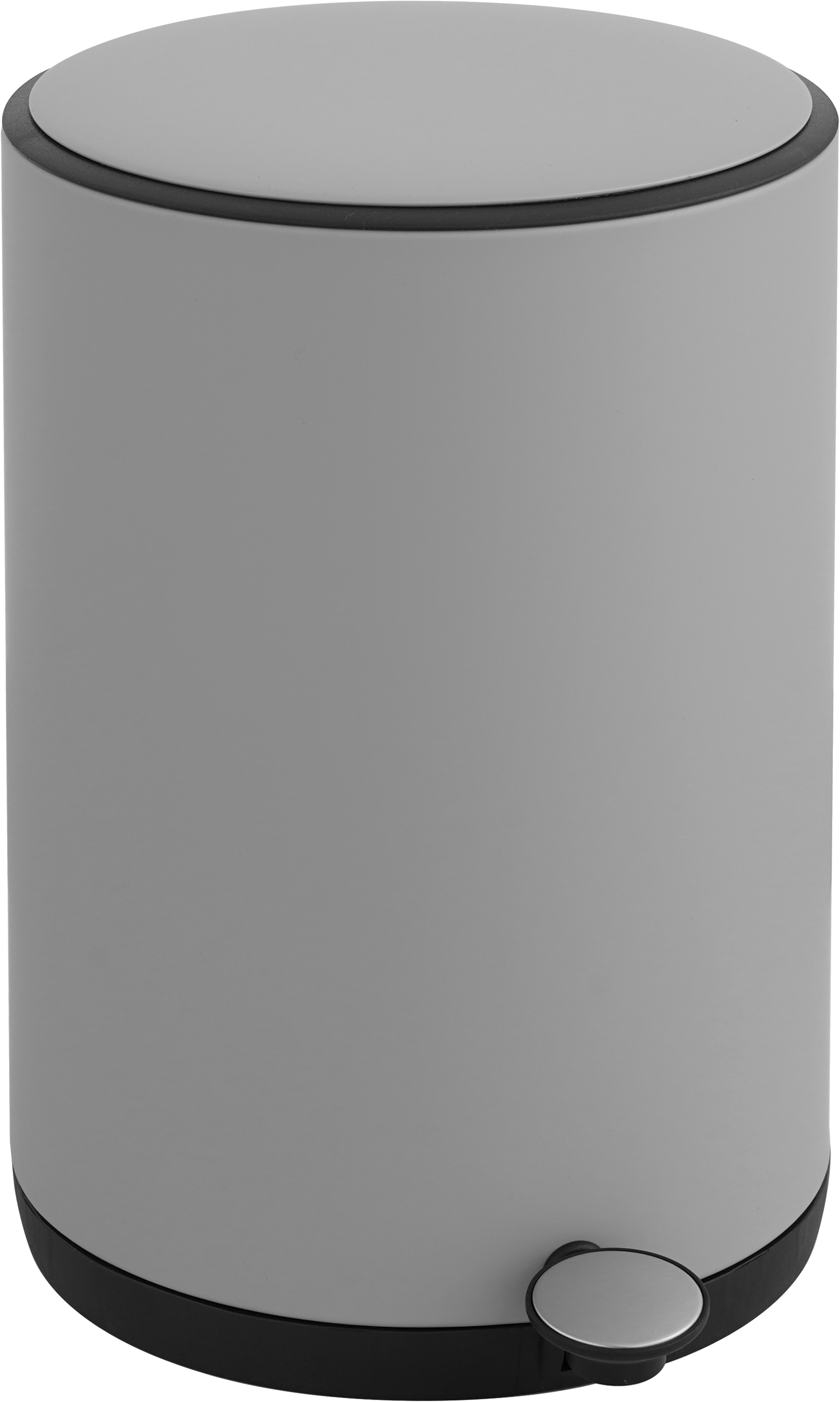Mülleimer OTTO HOME "Lennu, Soft Close, versteckter Griff", grau, B:25cm H:37,8cm T:30,6cm, Edelstahl, Mülleimer, Mülleimer, moderner Treteimer für Kü