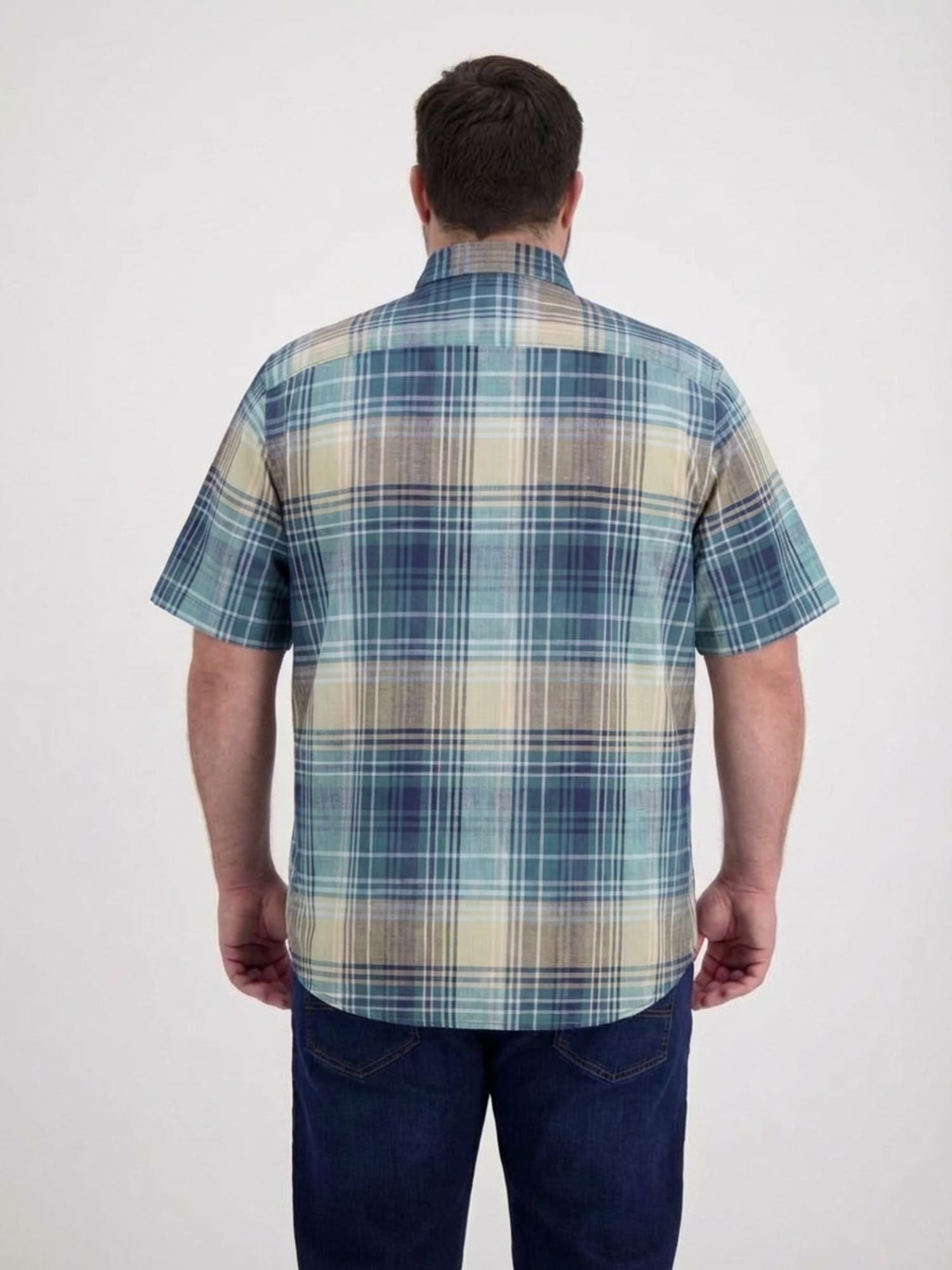 LERROS Kurzarmhemd »Kariertes Kurzarmhemd in großen Größen«