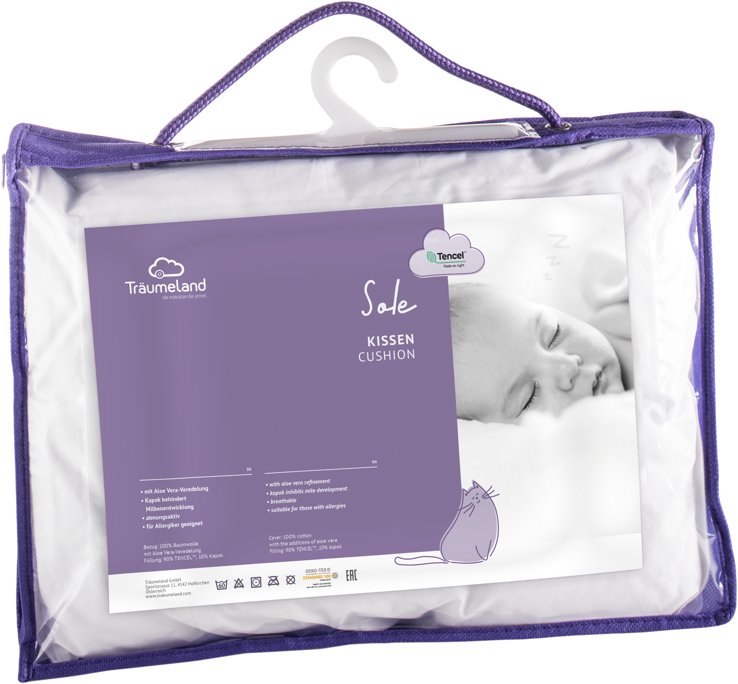 Träumeland Naturfaserkissen "Sole" 1 Stk. tlg. günstig online kaufen