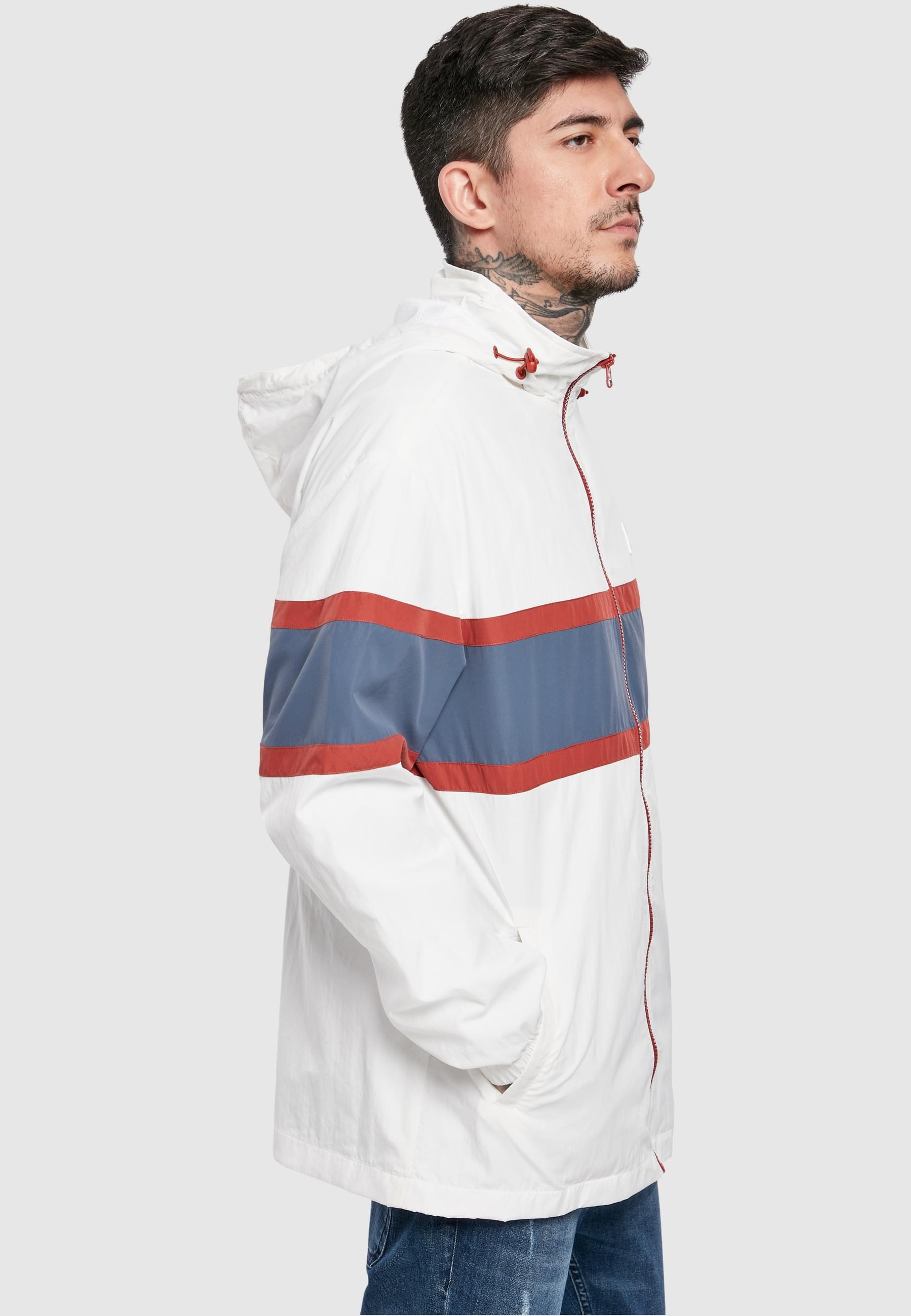 URBAN CLASSICS Winterjacke »Urban Classics Herren Crinkle Nylon Anorak«, (1 St.), ohne Kapuze