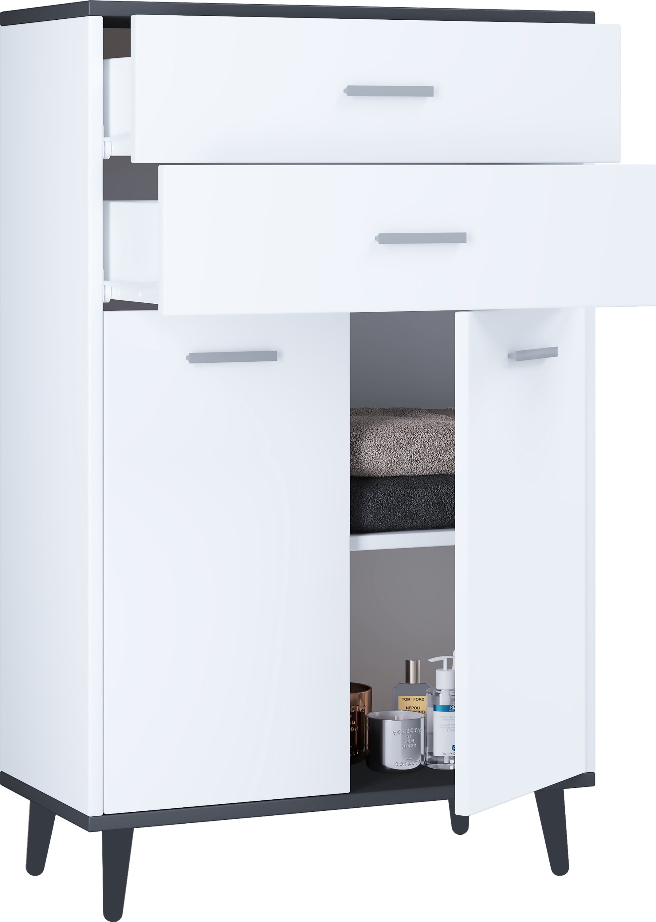 VCM Kommode "Holz Highboard Kommode Schublade Lindas", (VCM Lindas) günstig online kaufen