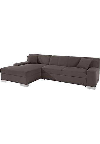 DOMO collection Ecksofa »Bero« patogi su miegojimo fun...