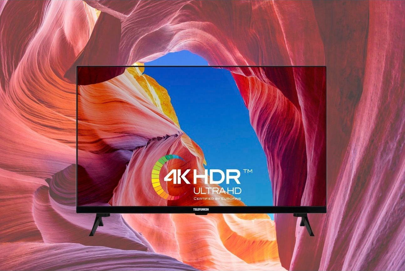 Telefunken QLED-Fernseher »D50Q660M2CW«, 4K Ultra HD, Smart-TV