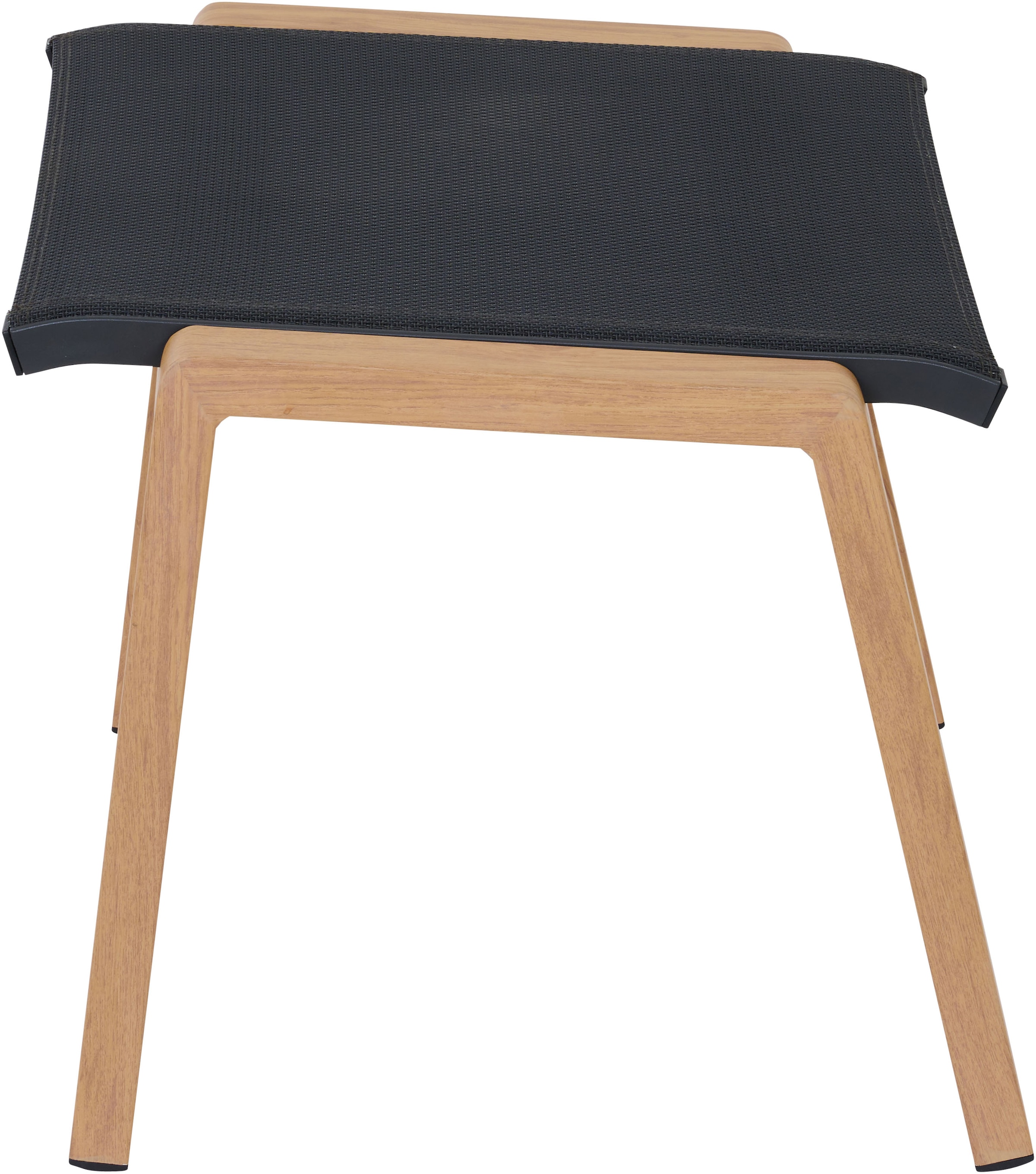 Siena Garden Hocker »CATANIA« Aluminiumgestell in teaklook, Ranotex® Bezug, Dining Hocker