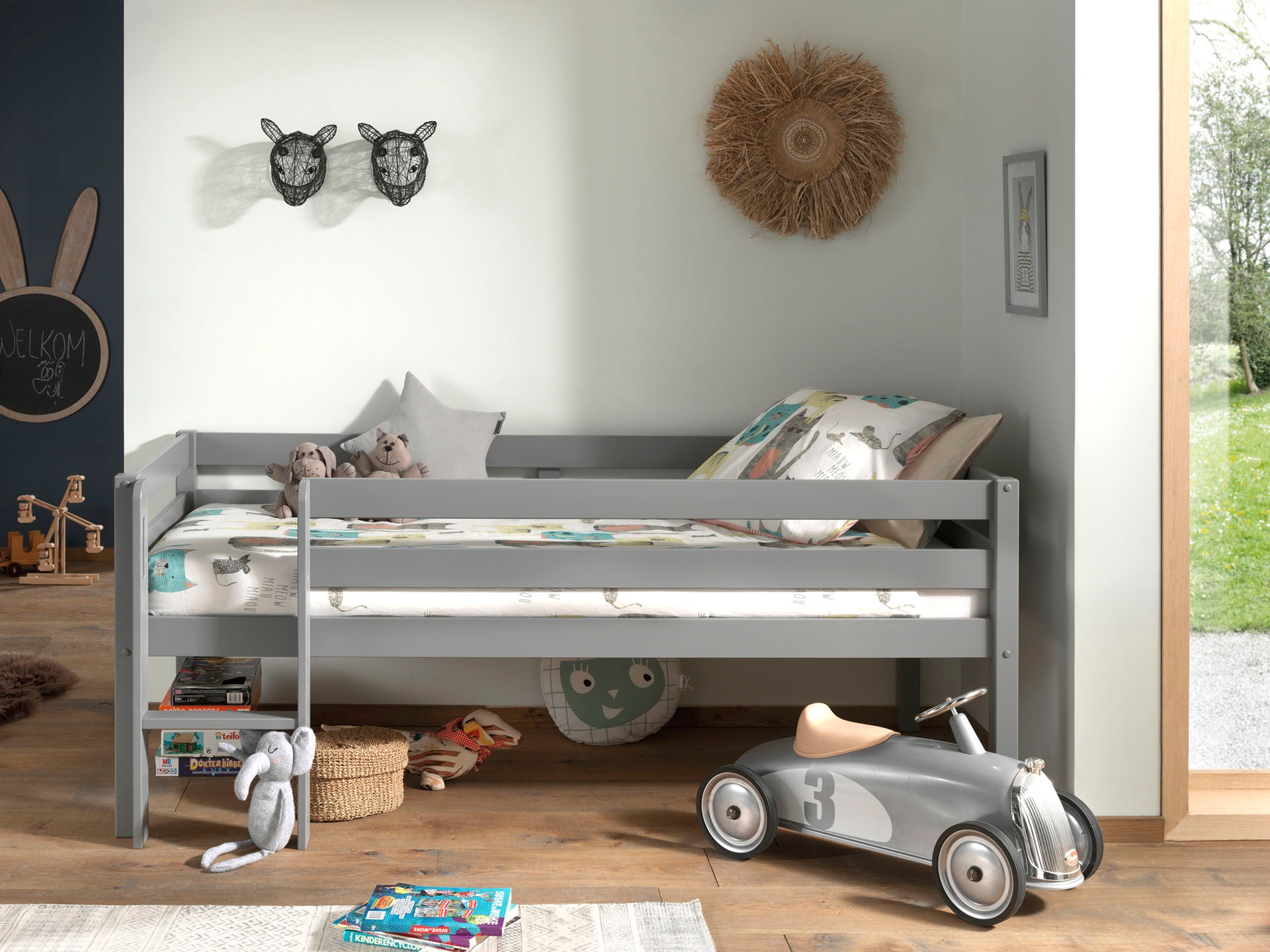 Vipack Spielbett "Pino, Kiefer massiv, Liegefläche 90/200, Made in Europe", günstig online kaufen