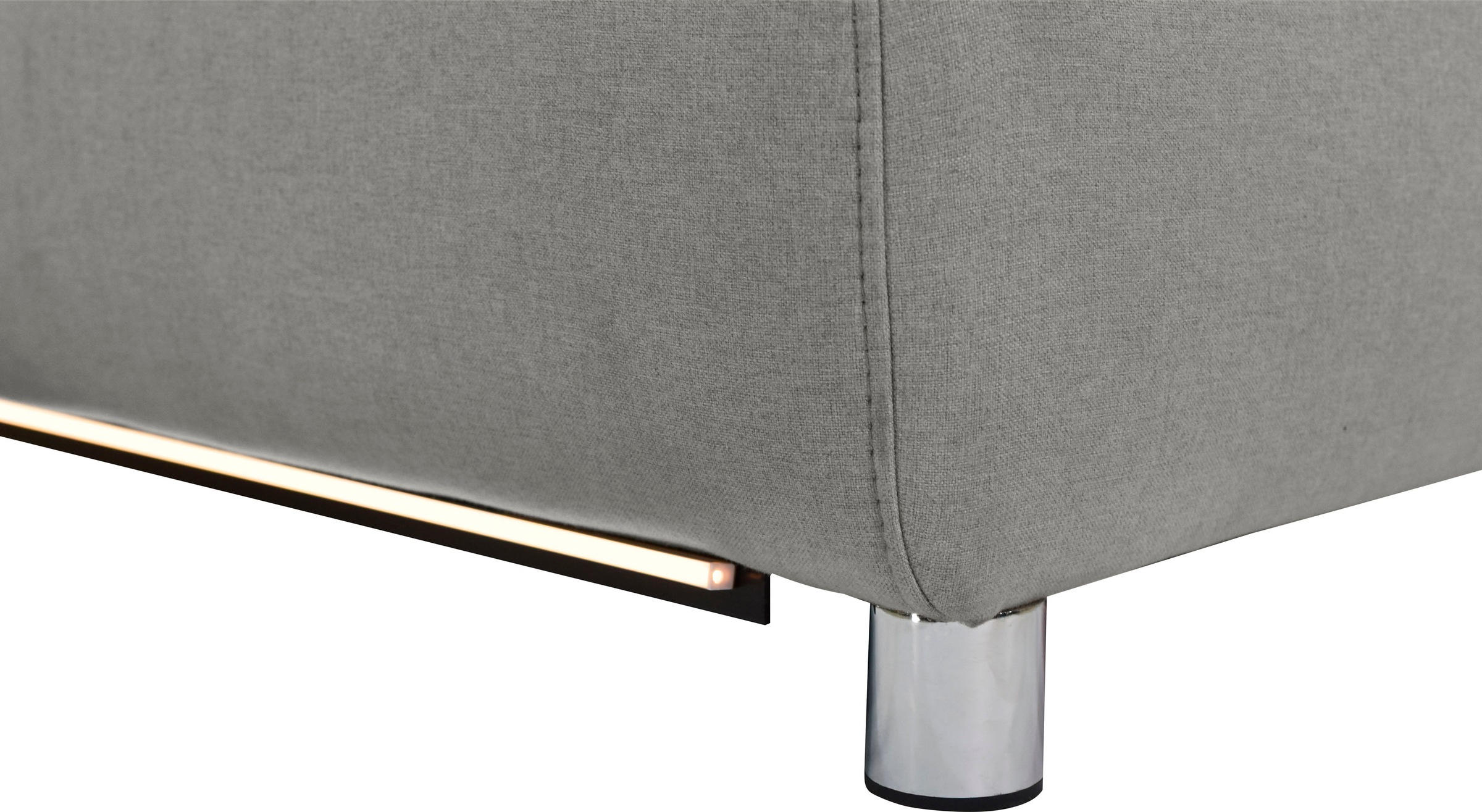 Places of Style 2-Sitzer »Pareli 172cm, manuelle u. elektr. Relaxfunktion«, USB, Kopfteil-Verstellung, LED, in Echtleder, Kunstleder, Web