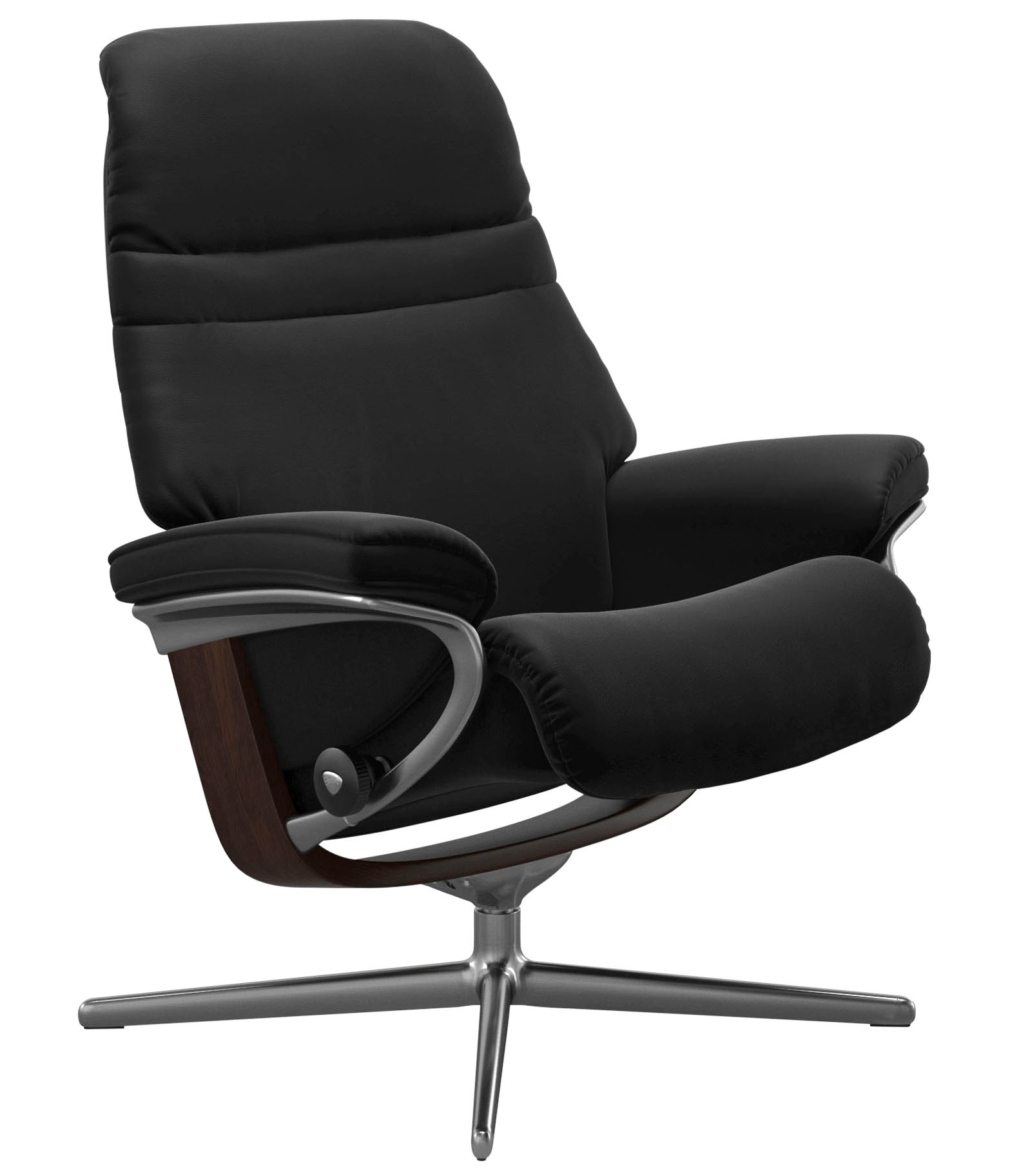 Stressless® Relaxsessel »Sunrise«, mit Cross Base, Größe S, M & L, Holzakzent Braun