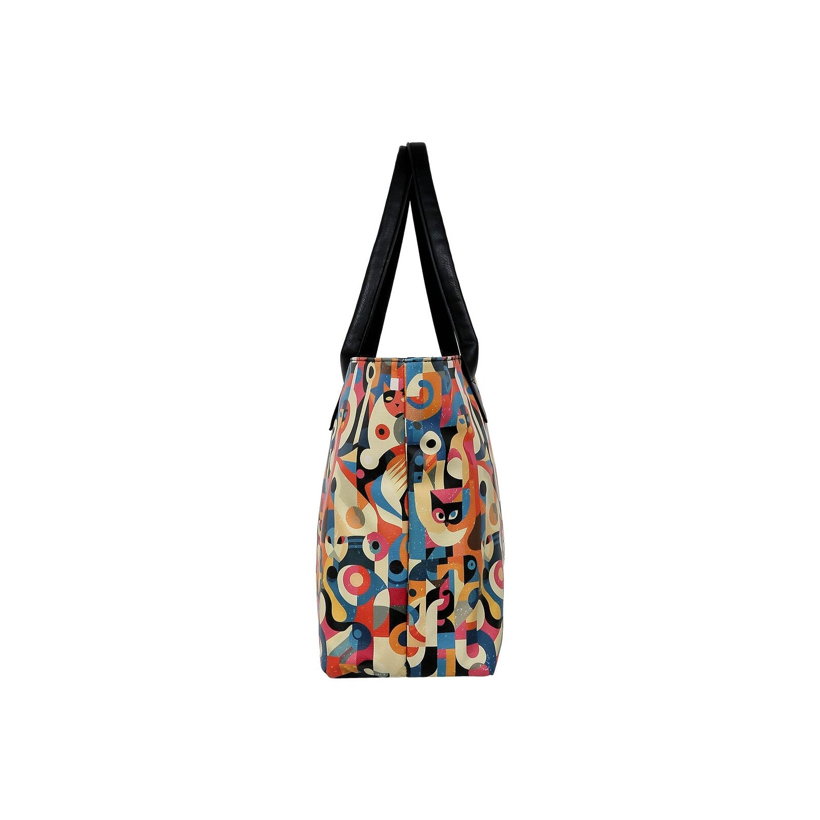 DOGO Weekender »Weekender Geocat Damen Handtaschen (Fashion) / Neutral«, Vegan