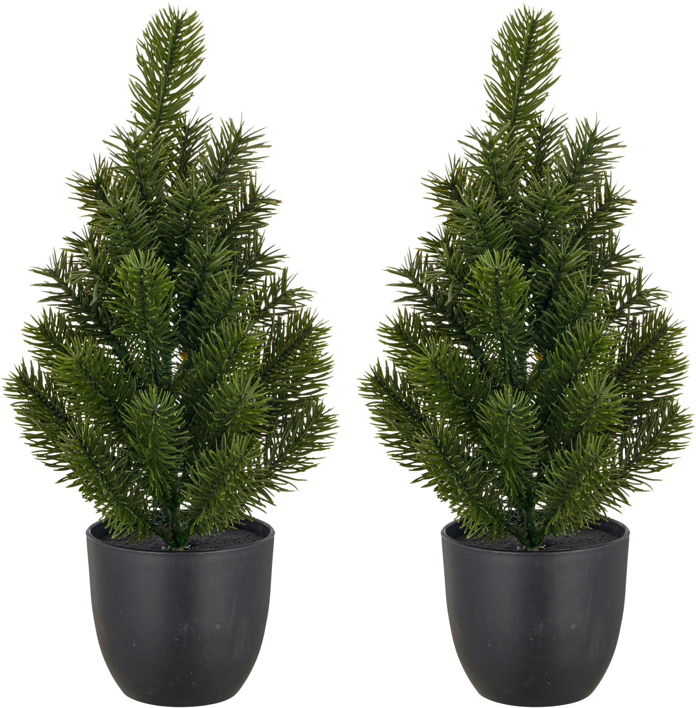 Creativ green Winterliche Kunstpflanze "Tannenbäumchen" günstig online kaufen