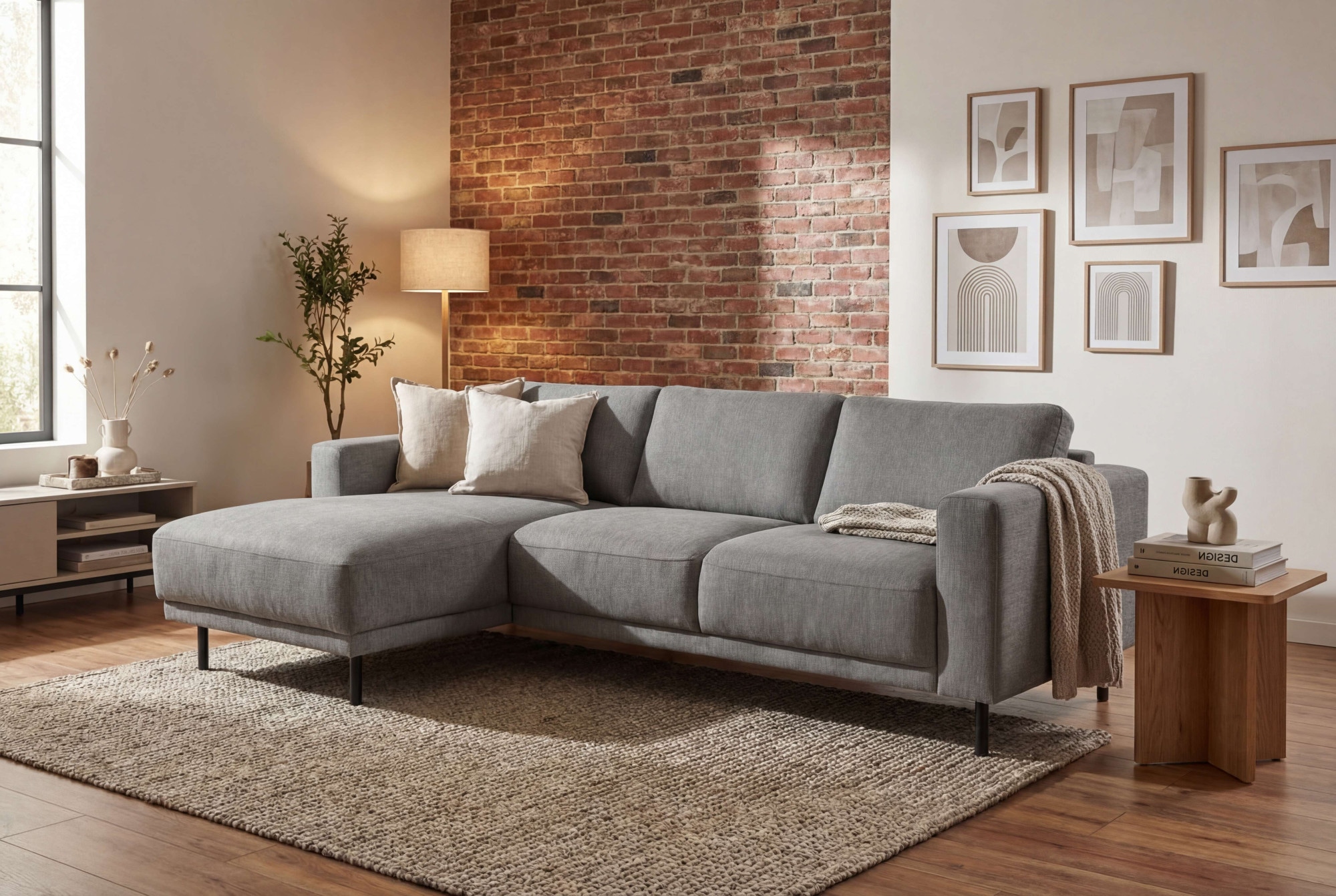 OTTO home Ecksofa "Sveeva, L-Form, B.238 cm, schwarze Metallfüße" langlebiger Webstoff, mit Wellenunterfederung, viele Farben