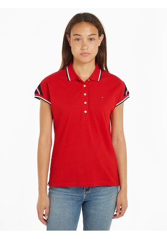 Poloshirt »REG STRIPE SLV POLO CAP SLEEVE«