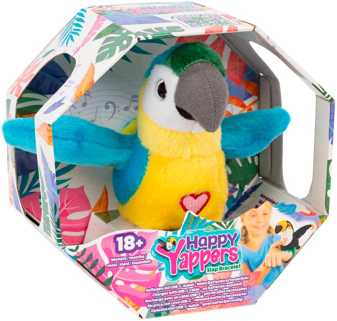 Happy Yappers Plüschfigur »Happy Yappers, Blauer Papagei«
