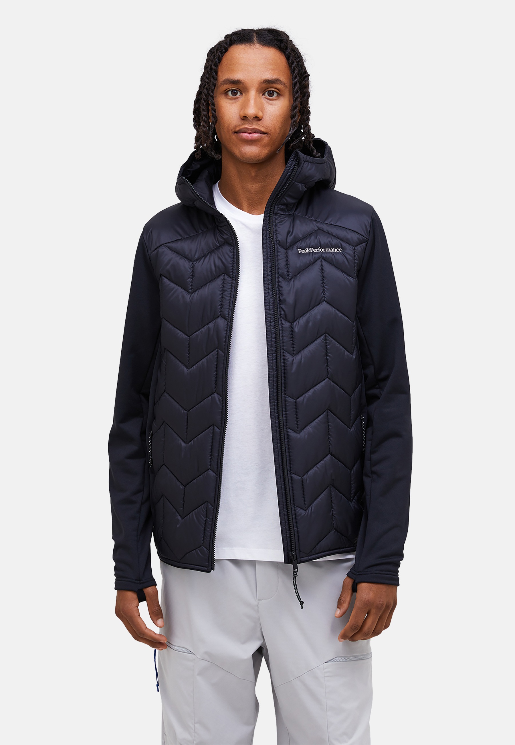 Peak Performance Funktionsjacke »M Elevate Insulated Hybrid Hood Jacket« mit sportivem Design