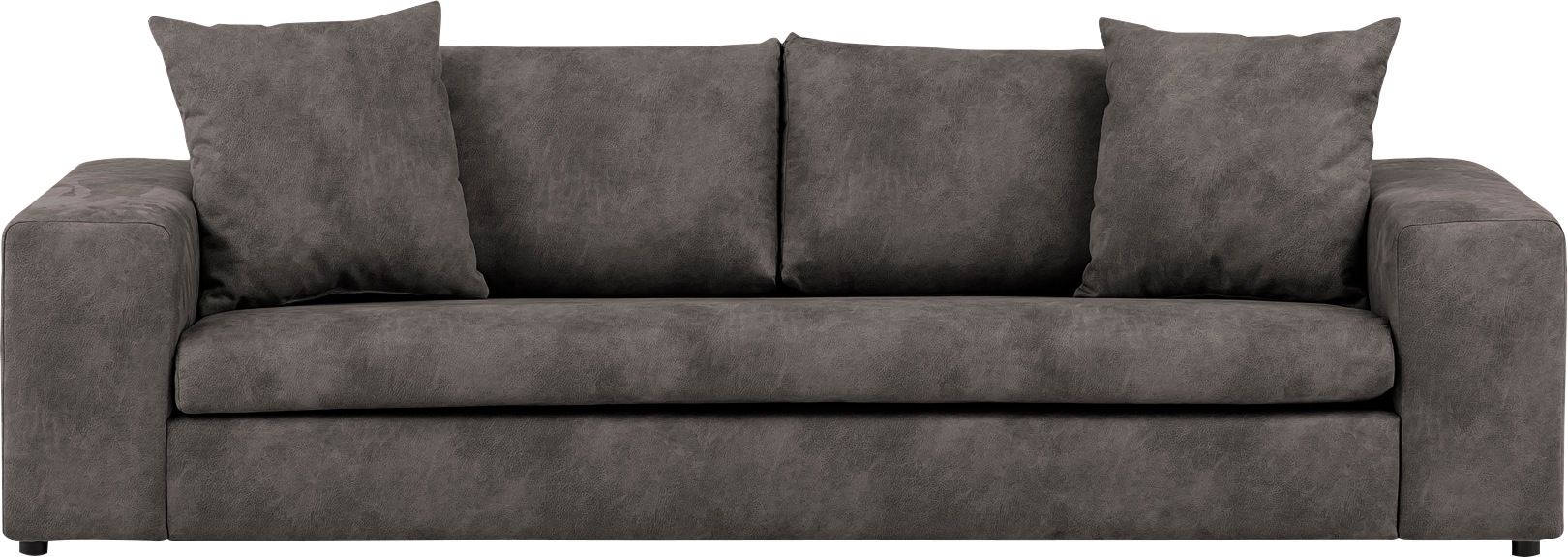 Thumbnail - Home affaire 3-Sitzer "SLEETLAND XXL in Samtvelours oder Vintage-Leder-Optik" besonders groß und bequem