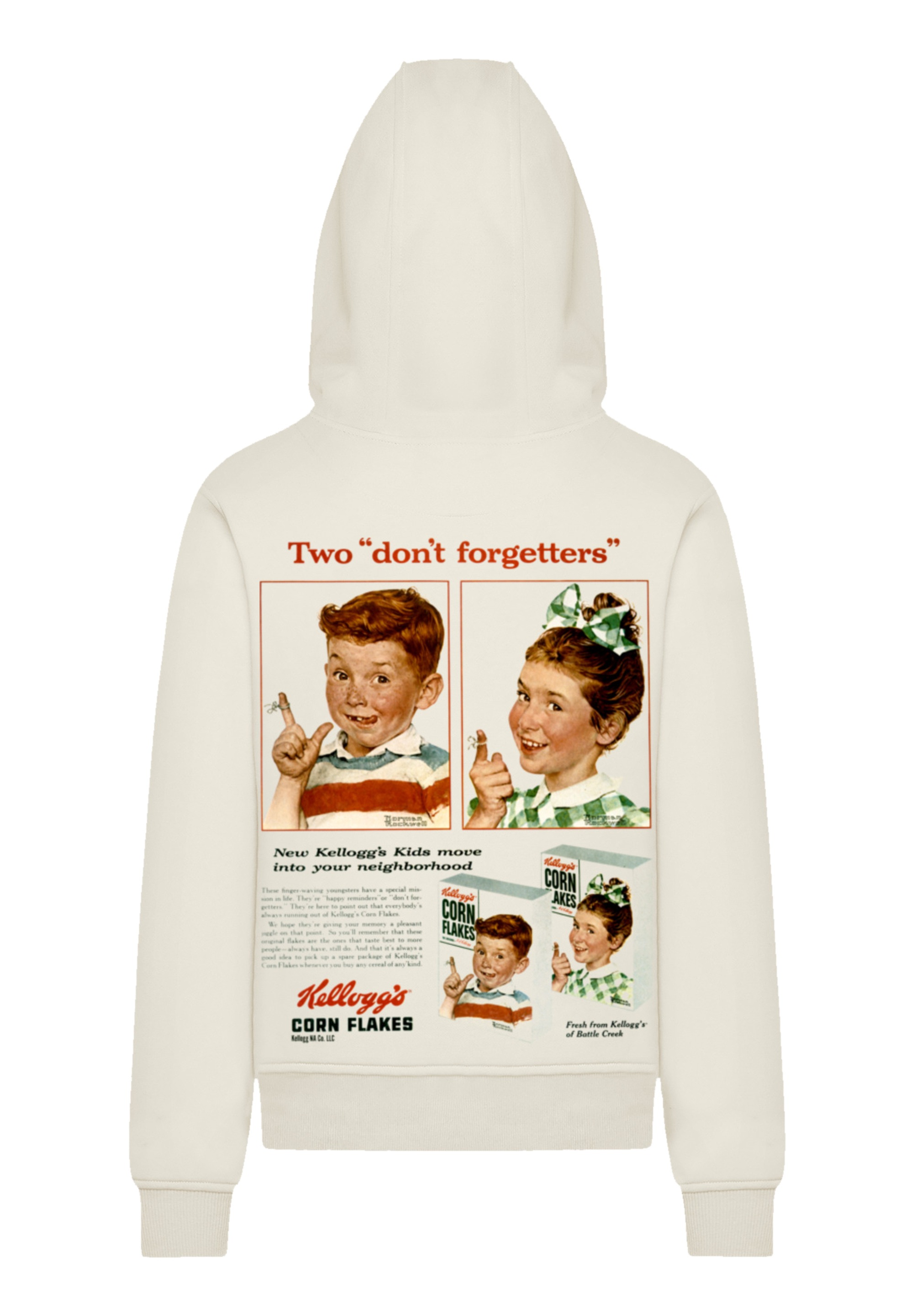 F4NT4STIC Kapuzenpullover »Kellogg's Corn Flakes Cereal Box Children Retro« Premium Qualität