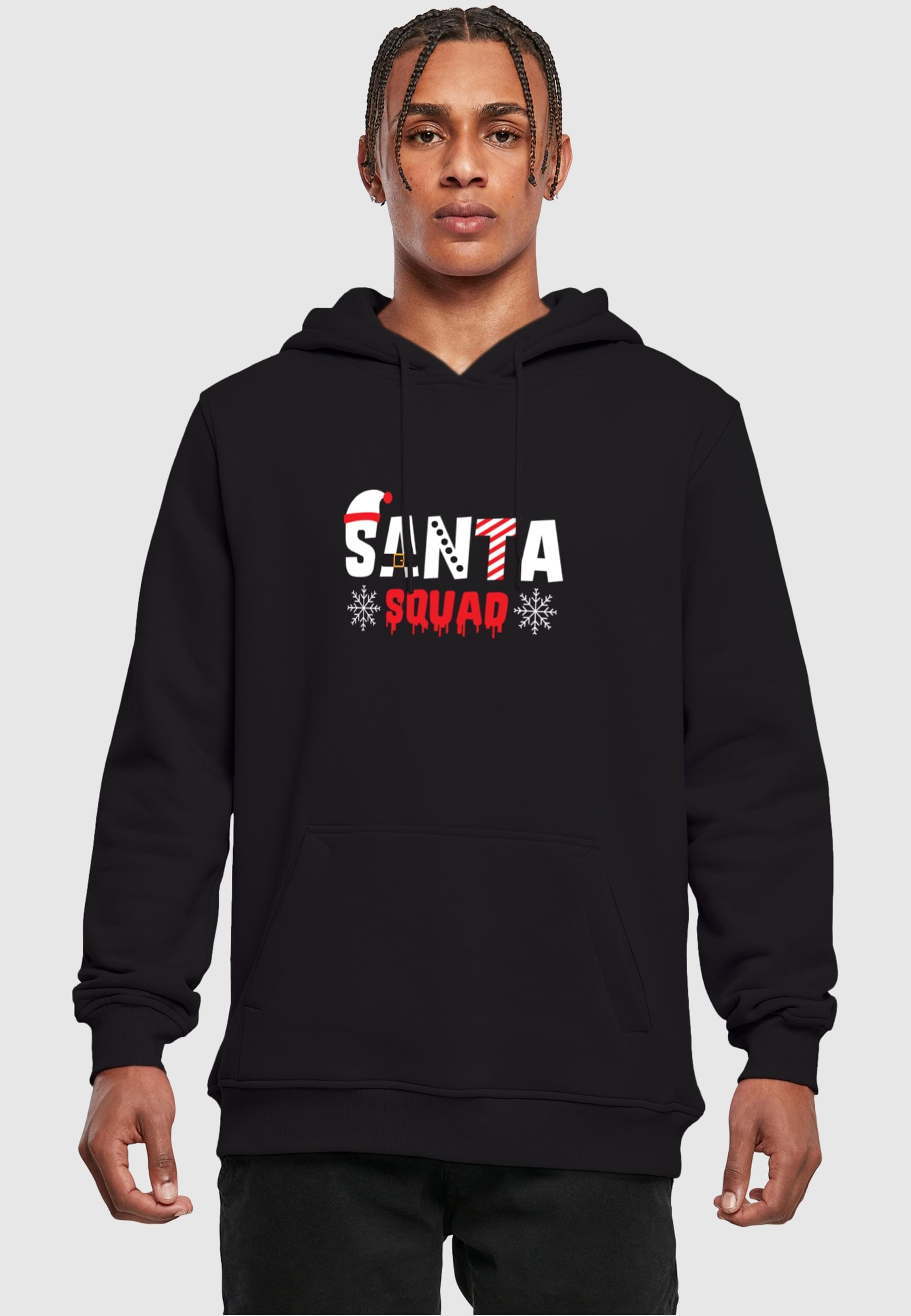 Merchcode Kapuzensweatshirt »Merchcode Herren Santa Squad Heavy Hoody«, (1 tlg.)
