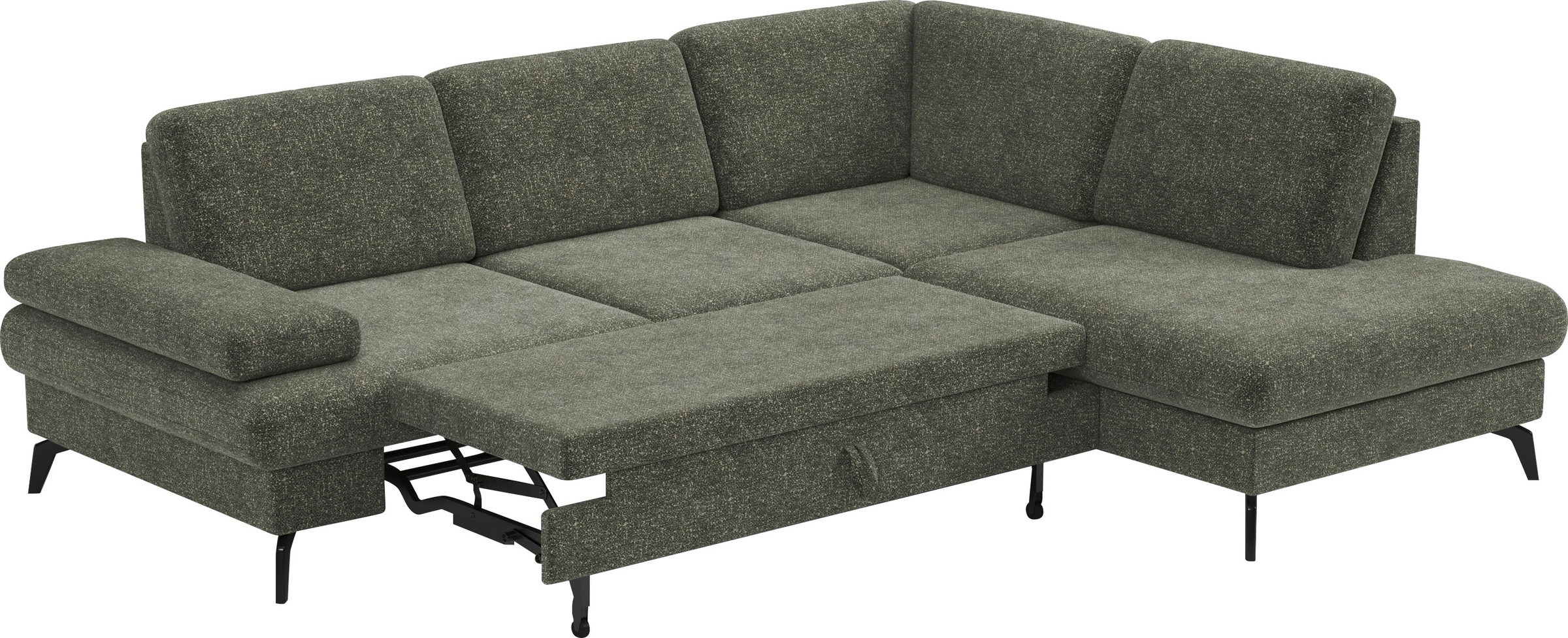 sit&more Ecksofa »Morris L-Form, inkl. Sitztiefenverstellung«, wahlweise mit Armteilverstellung, Bettfunktion & Bettkasten