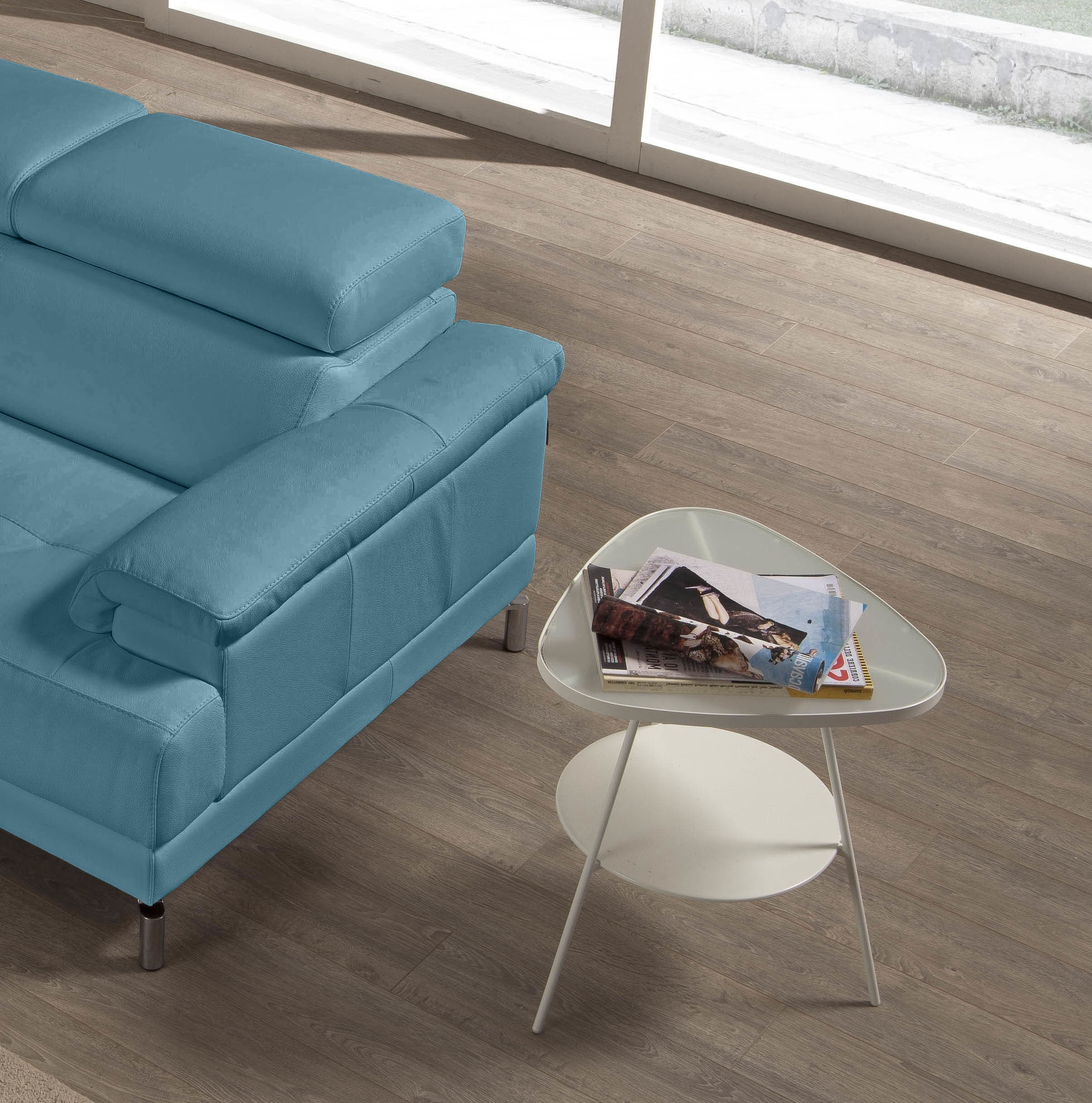 Thumbnail - Egoitaliano Ecksofa "Soul, Design und Sitzkomfort auf hohem Niveau, tolle Details, L-Form", mit Recamiere, inkl. Kopftei...