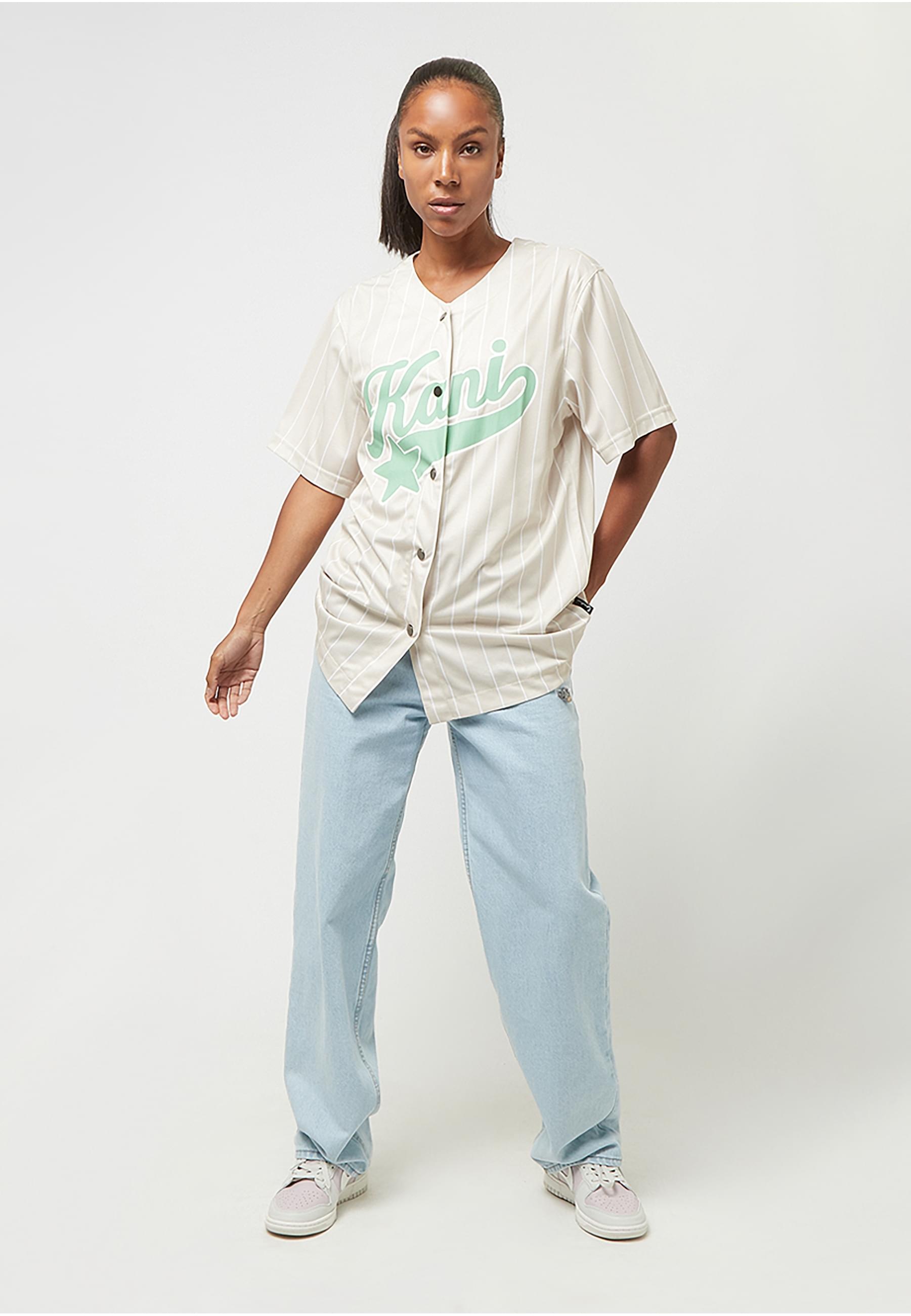Karl Kani T-Shirt »Karl Kani Woven Signature Pinstripe Baseballshirt«, (1 tlg.)