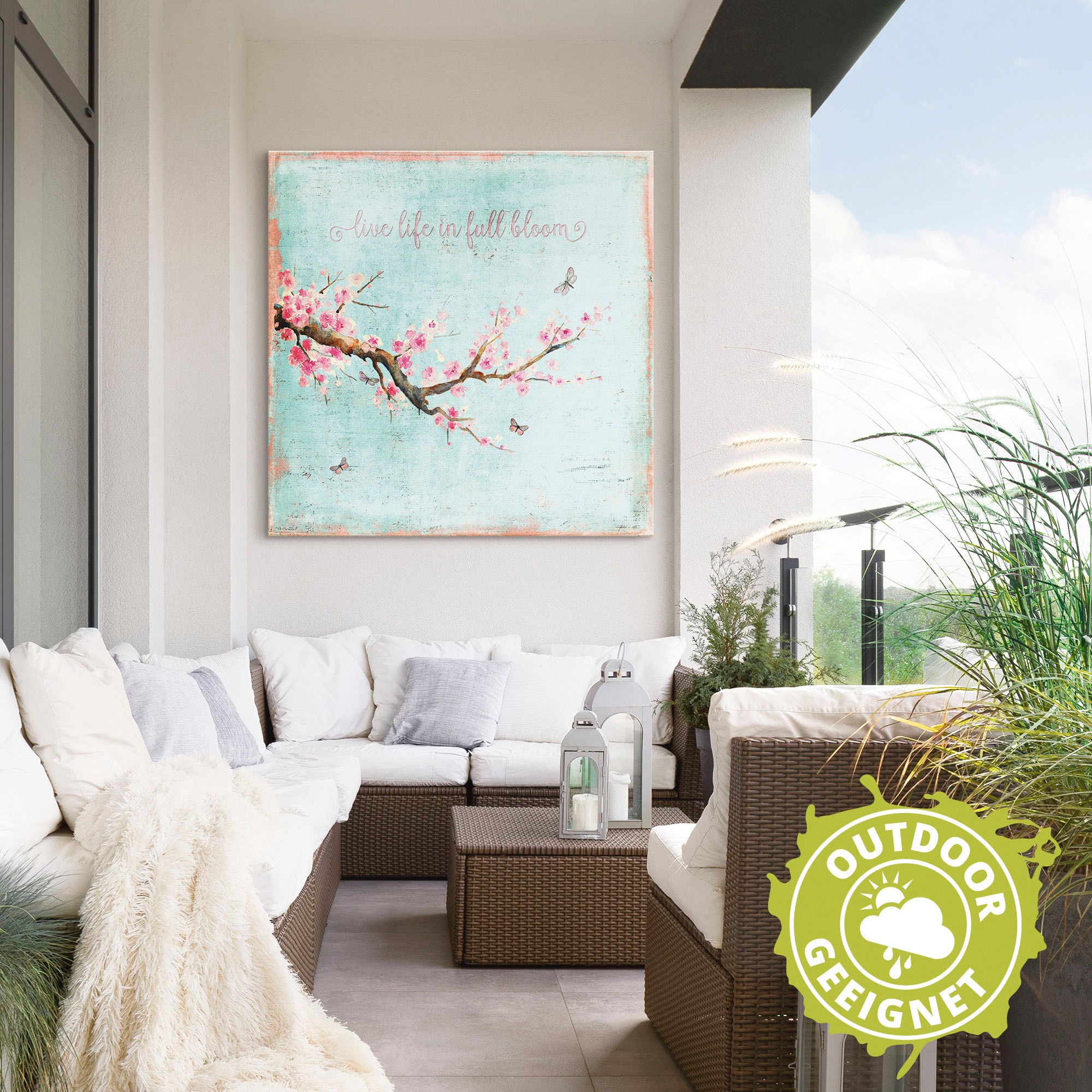 Artland Wandbild »Kirschblüte«, Blumen, (1 St.), als Alubild, Outdoorbild, Leinwandbild, Poster, Wandaufkleber