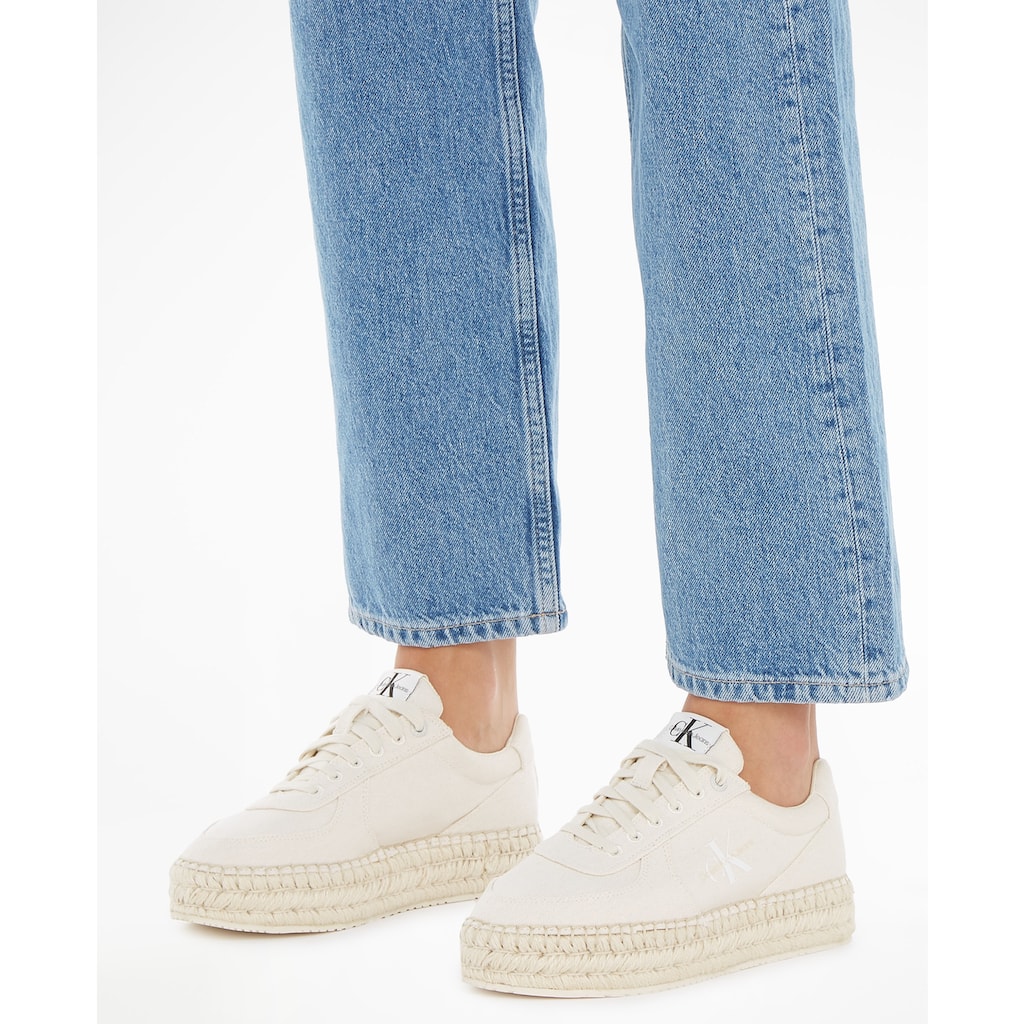 Calvin Klein Jeans Schnürschuh »ESPADRILLE SNEAKER CS BTW«