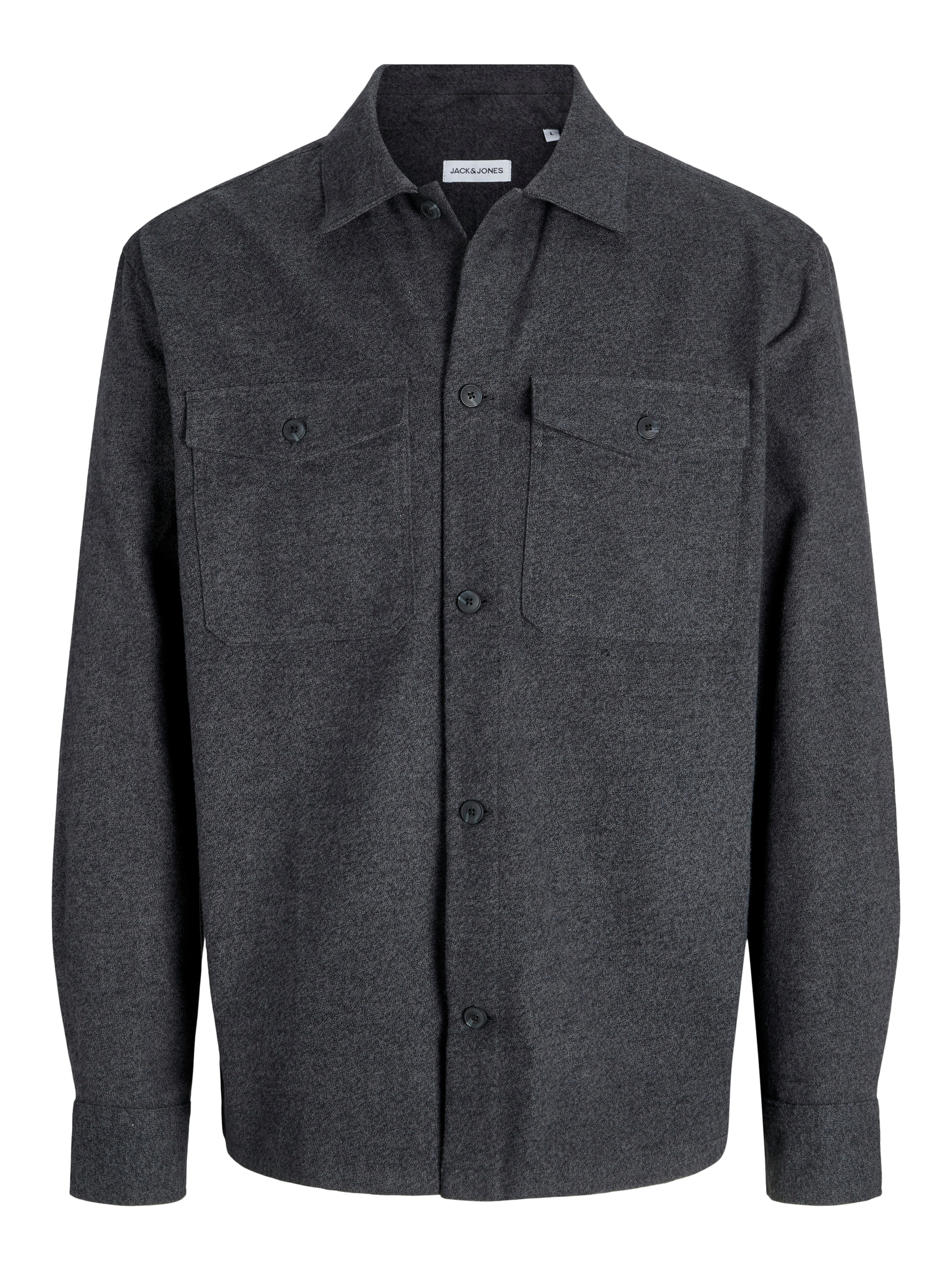 Jack & Jones Langarmhemd "JJEPERFECT MELANGE OVERSHIRT LS SN" günstig online kaufen