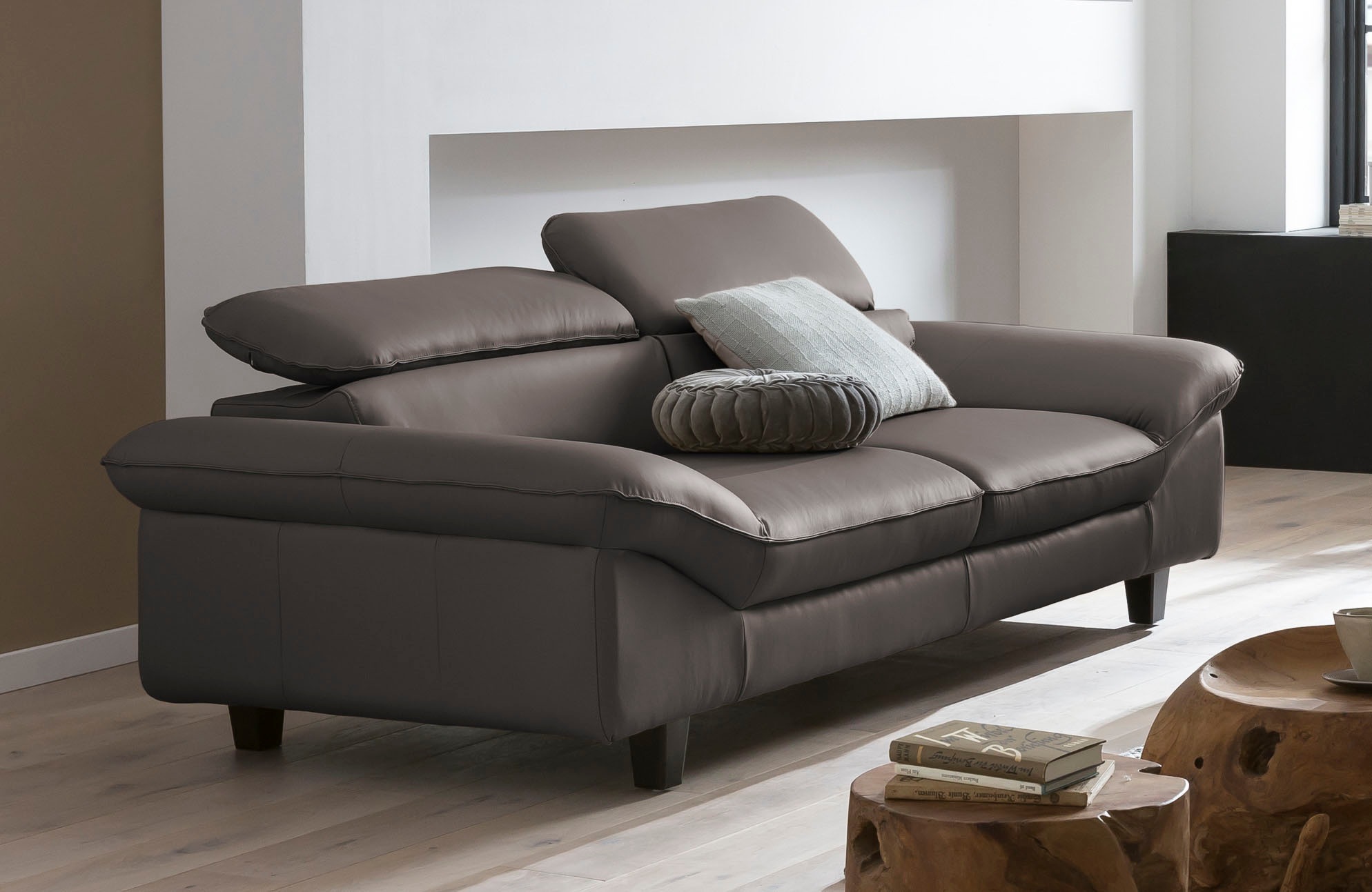 Home affaire 2-Sitzer "Pilot", Big-Sofa mit Kopfteilverstellung günstig online kaufen