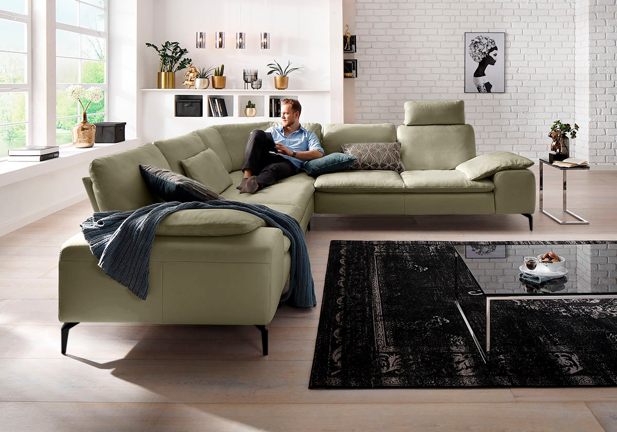 W.SCHILLIG Ecksofa "valentinoo, Designsofa, elegant und bequem, L-Form" mit günstig online kaufen