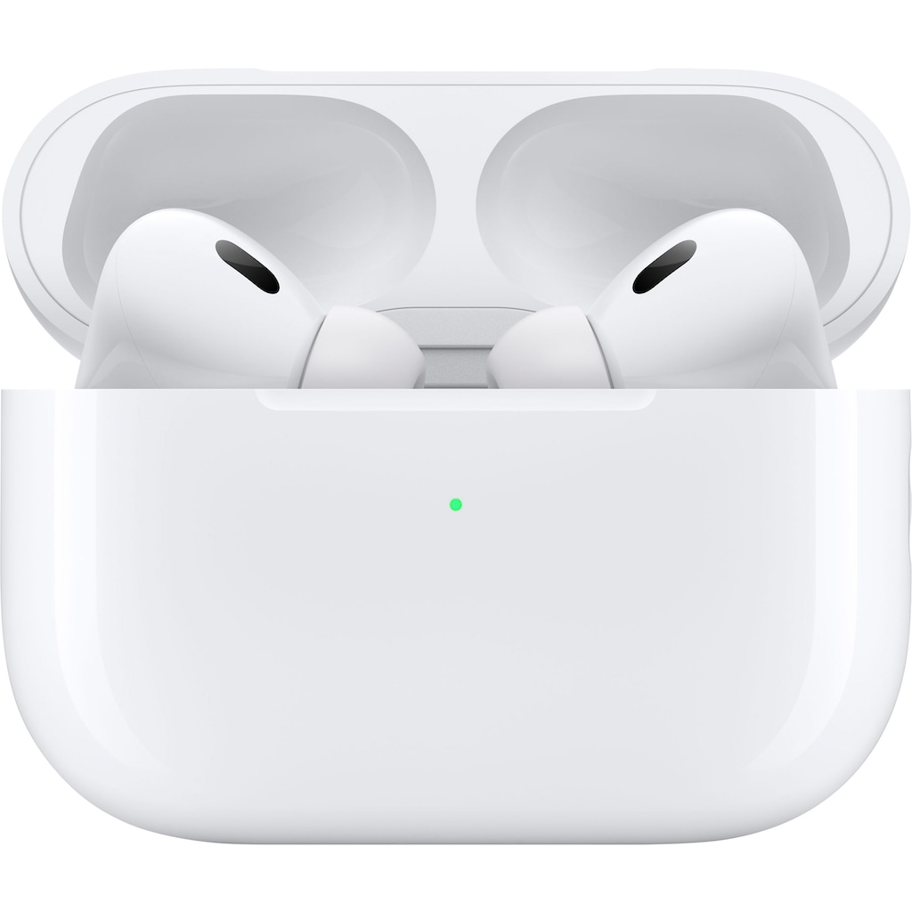 Apple In-Ear-Kopfhörer »AirPods Pro (2. Gen. 2023) mit MagSafe Case (USB-C)«, Bluetooth, Active Noise Cancelling (ANC)-Freisprechfunktion-Transparenzmodus-kompatibel mit Siri