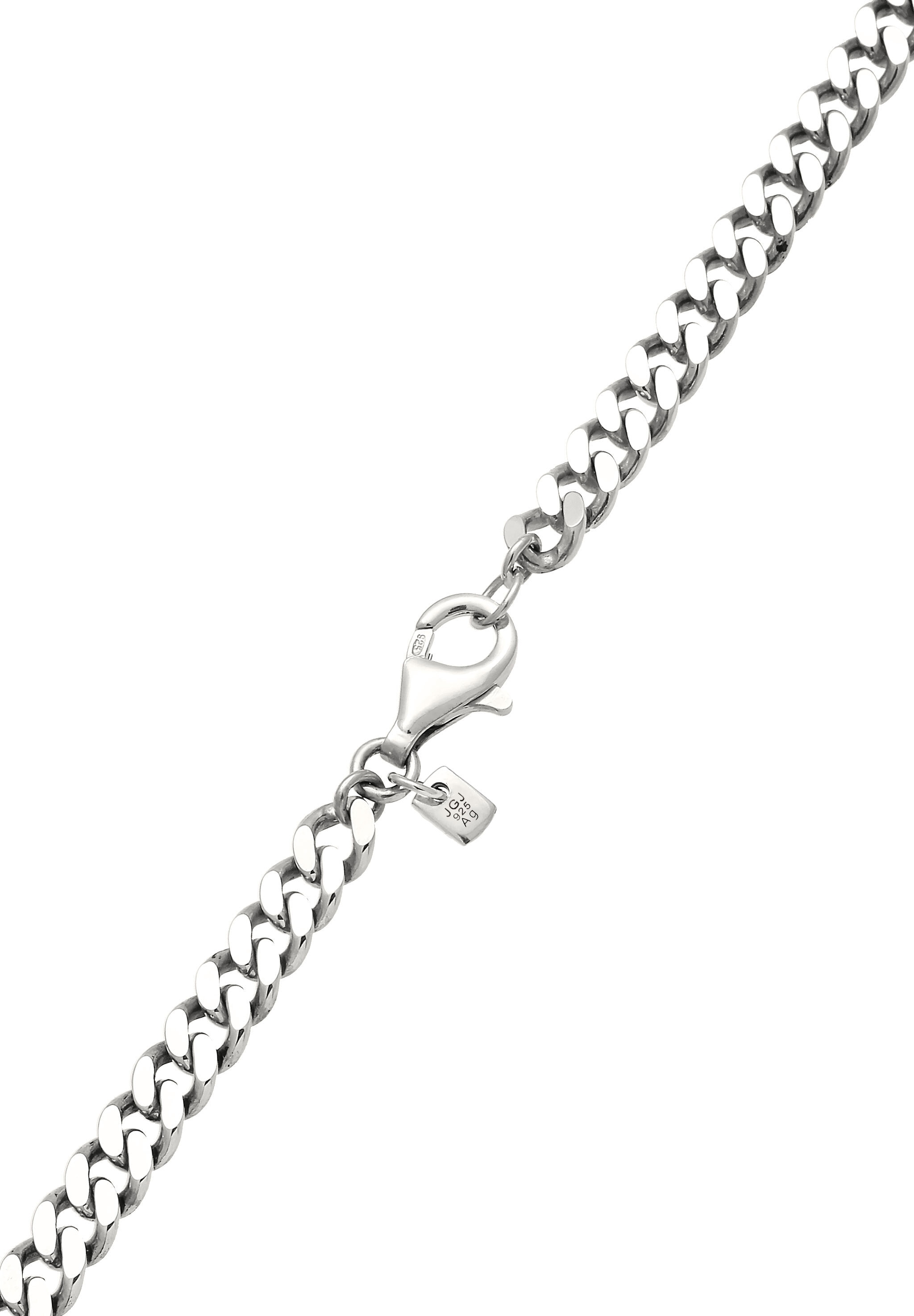 Kuzzoi Silberkette »Halskette Panzerkette 925 Sterling Silber«