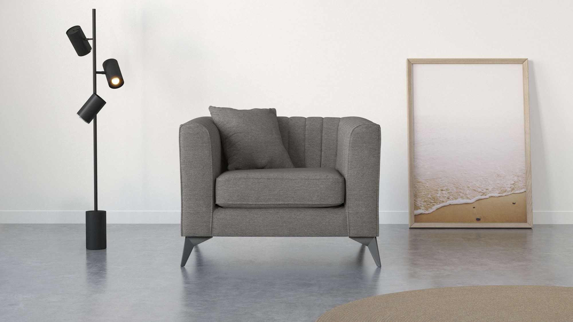 Places of Style Sessel "MATTHEW Loungesessel, Maße B/T/H: 99/86/74 cm", inc günstig online kaufen