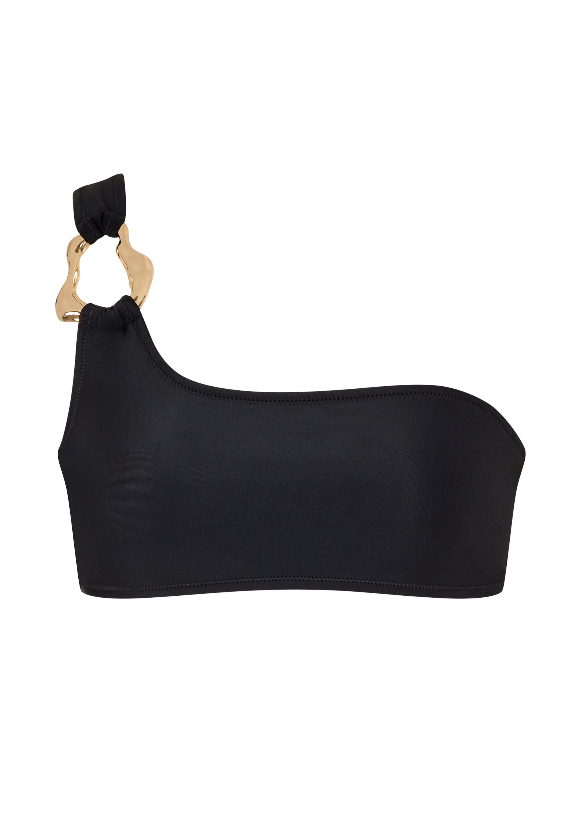 Moda Minx Triangel-Bikini-Top »Irregular Hoop One Shoulder Top«, (1 St.), im angesagten One-Shoulder-Stil
