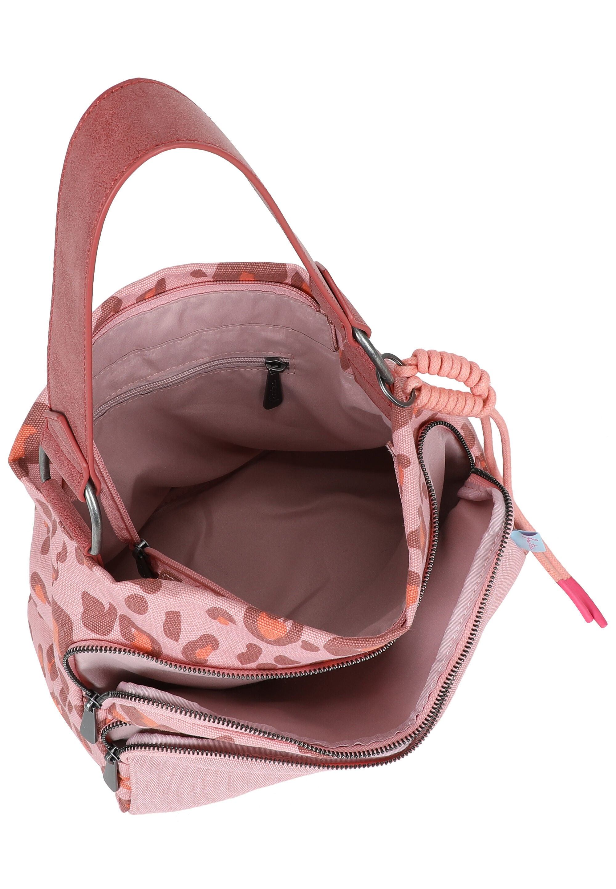 Fritzi aus Preußen Schultertasche »Donny Hobo« mit Reißverschlüssen